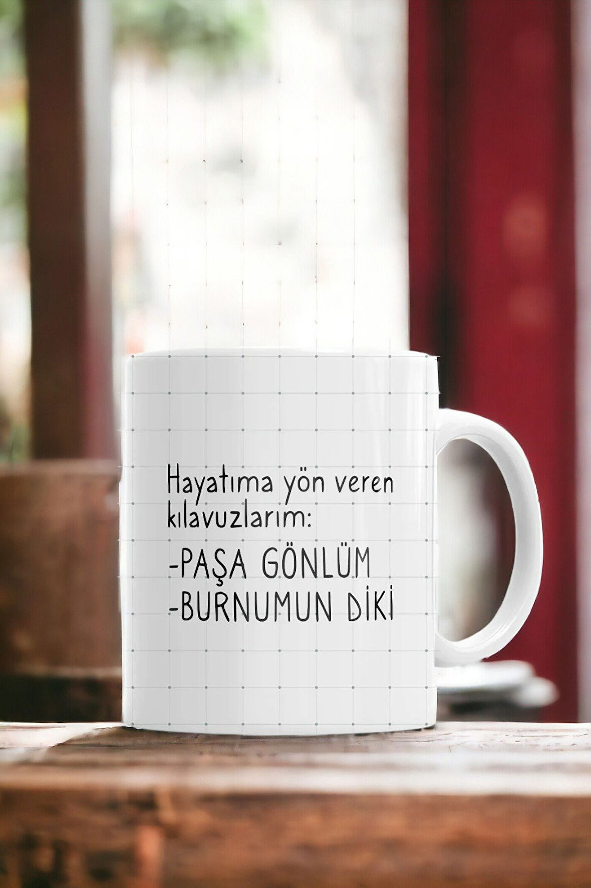 Hediyemi Hayatıma Yön Veren Klavuzlarım Baskılı Kupa Bardak