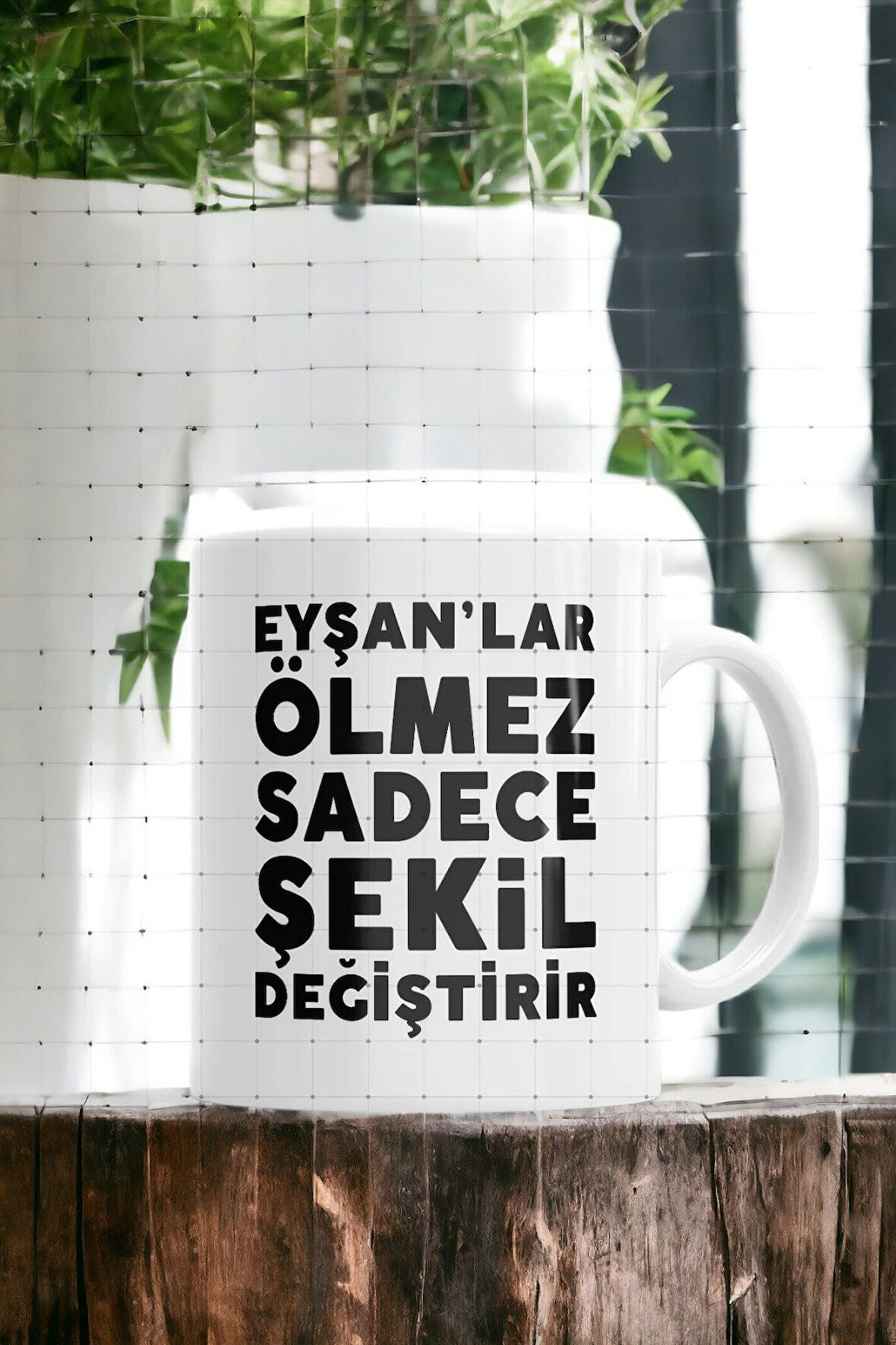 Hediyemi Eyşanlar Ölmez Sadece Şekil Değiştirir Baskılı Kupa Bardak