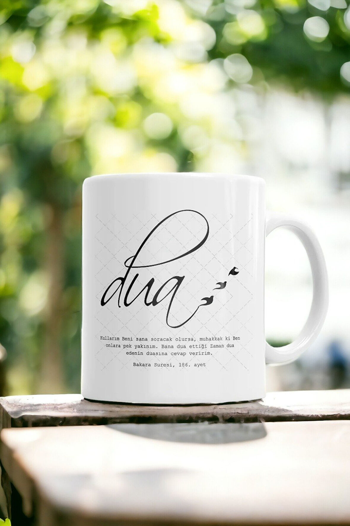 Hediyemi Dua Baskılı Kupa Bardak