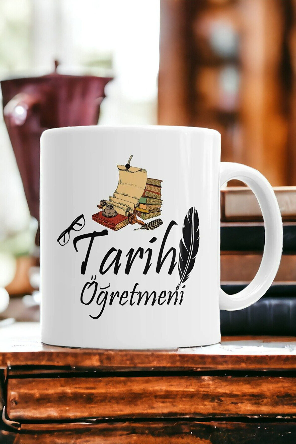 Hediyemi Tarih Öğretmeni Baskılı Kupa Bardak