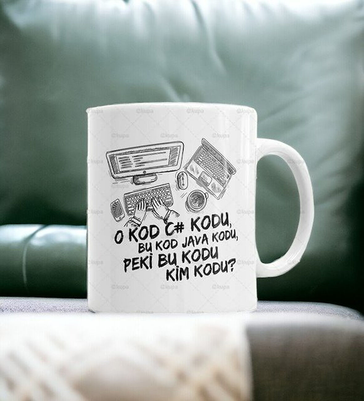 Hediyemi Esprili Yazılımcı Kupa Bardak
