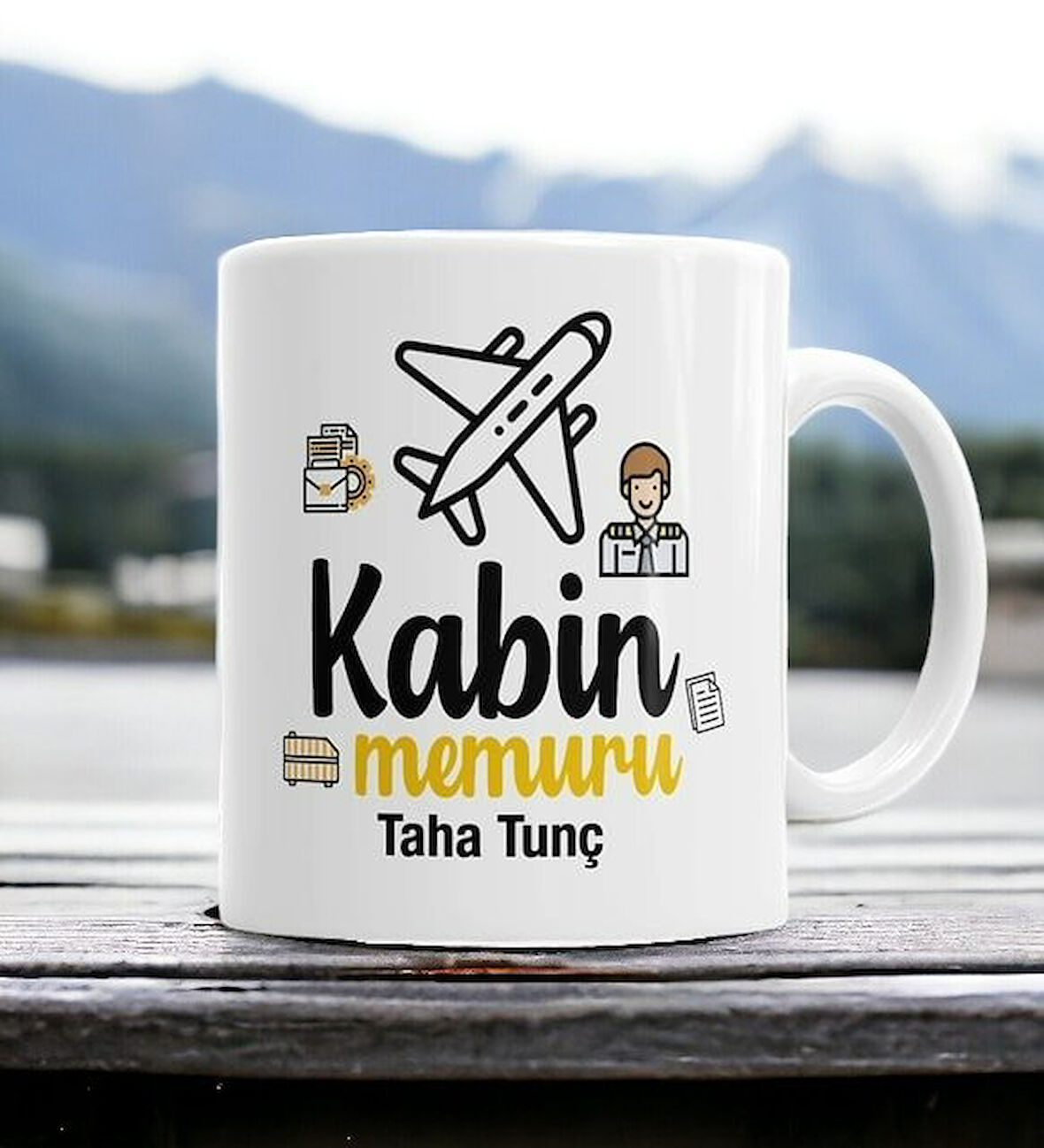 Hediyemi Kabin Memuru Kupa Bardak