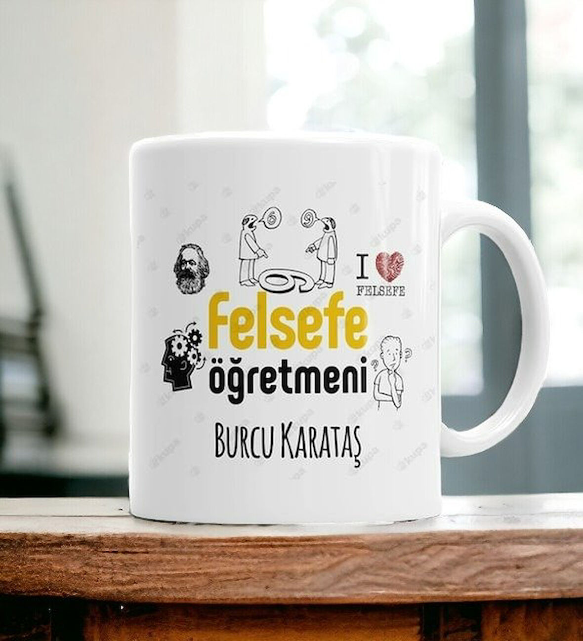 Hediyemi Felsefe Öğretmeni Kupa Bardak