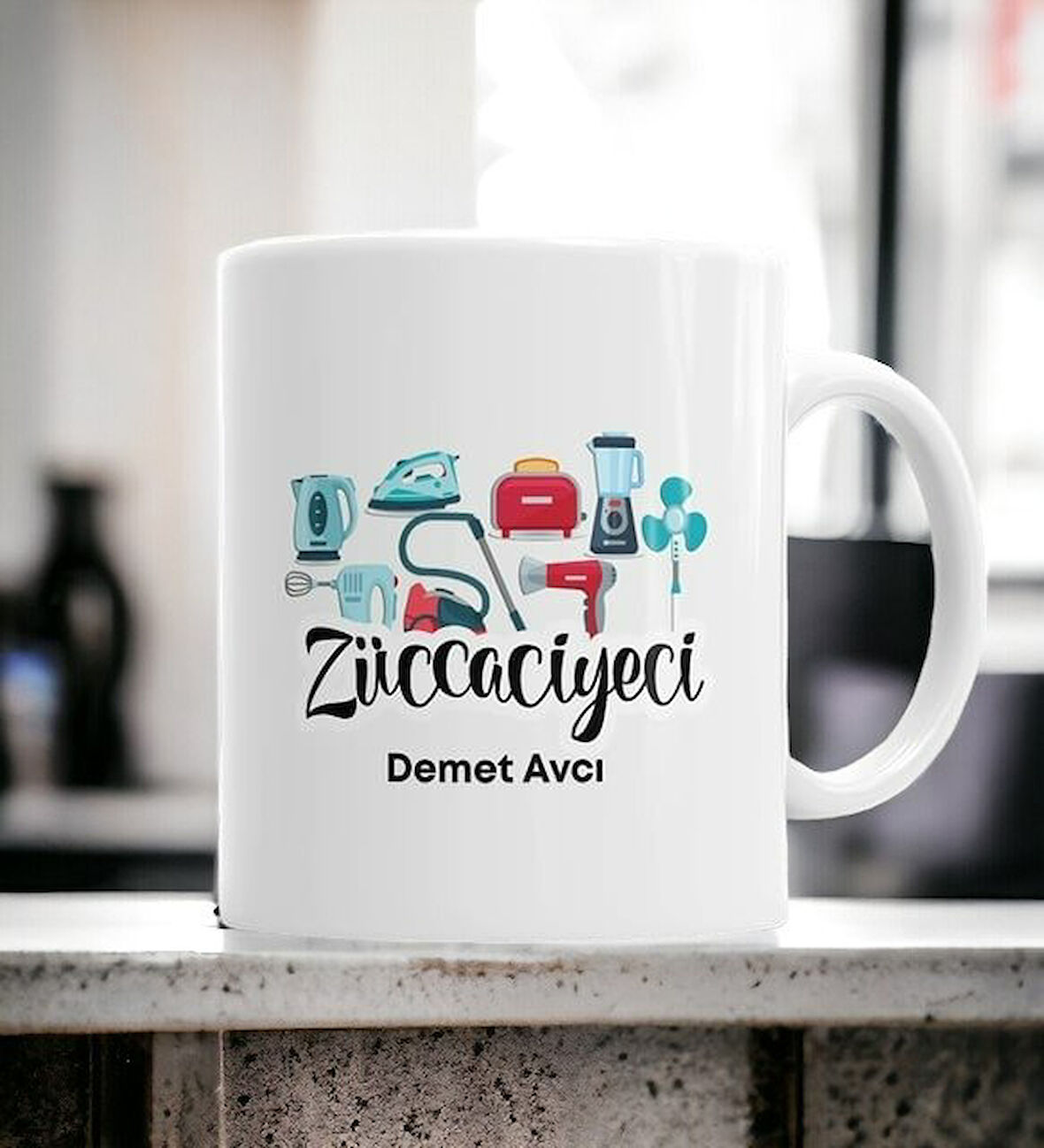 Hediyemi Züccaciyeci Kişiye Özel Kupa Bardak