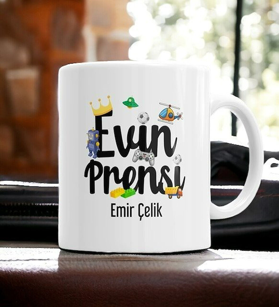 Hediyemi Evin Prensi Kişiye Özel İsimli Kupa Bardak