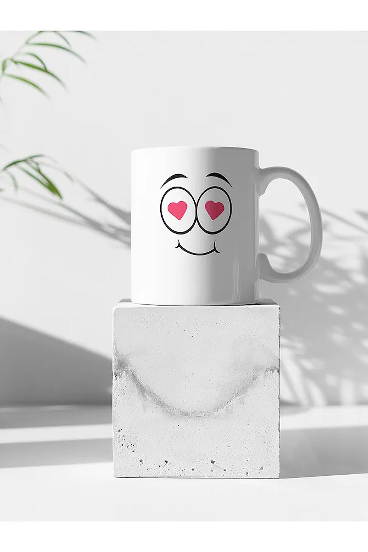 Yüz Ifadeleri Baskılı Kupa Bardak, Emojili Kupa (300ML)