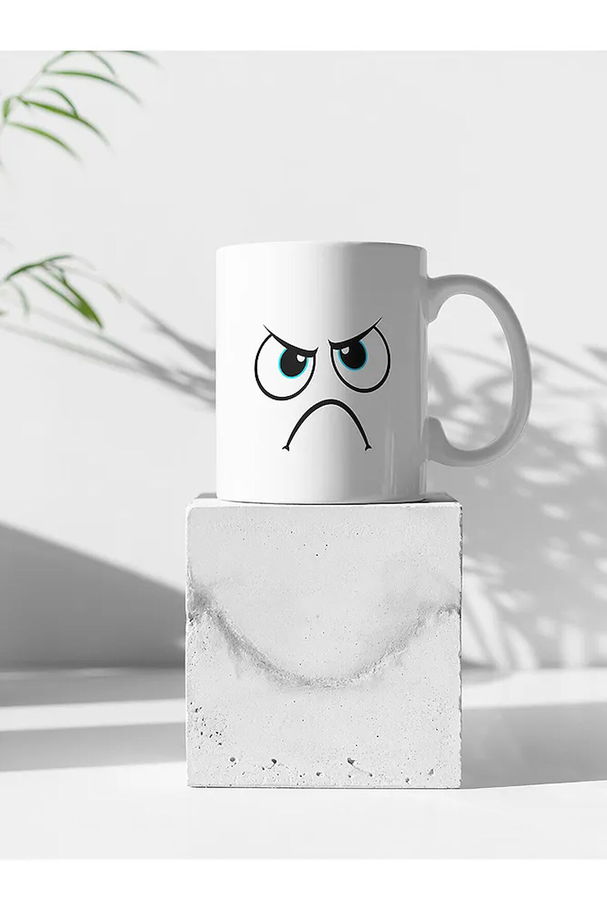 Yüz Ifadeleri Baskılı Kupa Bardak, Emojili Kupa (300ML)