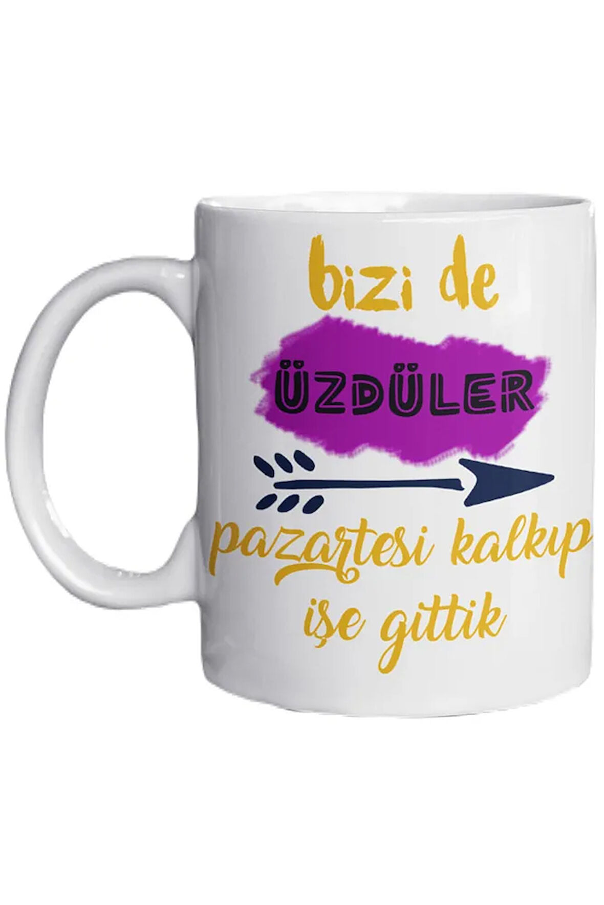 Sinir Sistemim Çöktü Yazılı Eğlenceli Özel Tasarım Baskılı Kupa Bardak Hediye Kupa Bardak