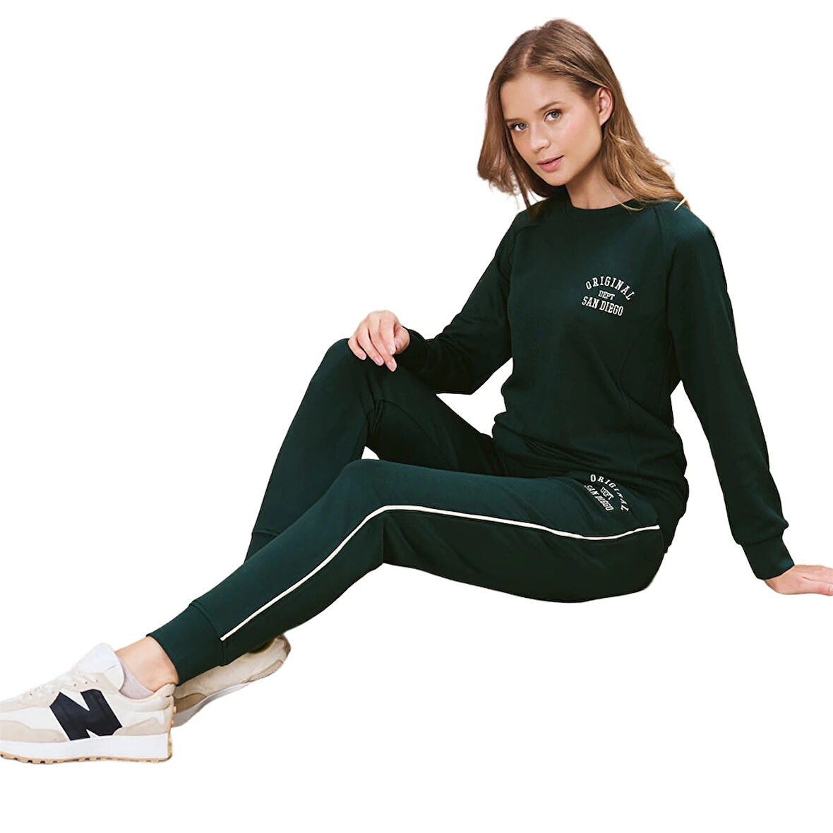 Poleren 8513 Kadın Kışlık Uzun Kollu Pijama Takım