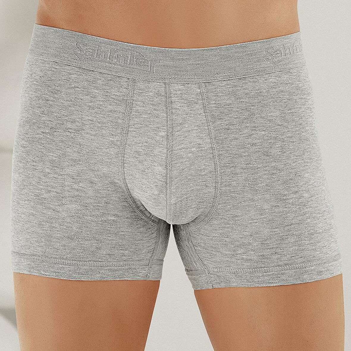 Şahinler E031 Erkek Likralı Boxer Külot Gri XL