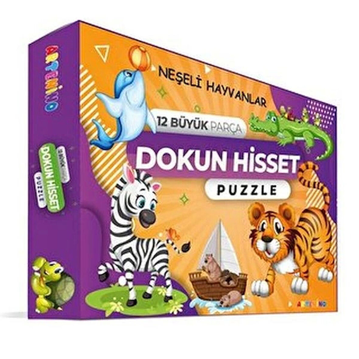 Neşeli Hayvanlar - Dokun Ve Hisset Puzzle