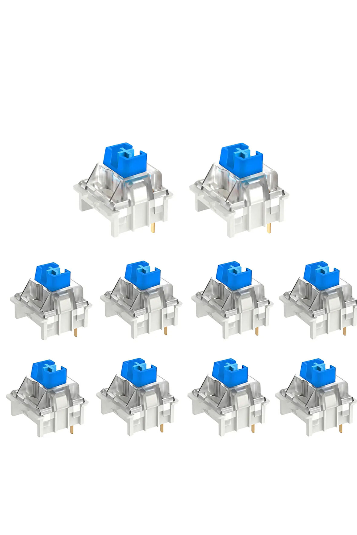 Mekanik Klavye Yedek Switch-3 Pinli (10 Adet)- 4 Farklı Seçenek