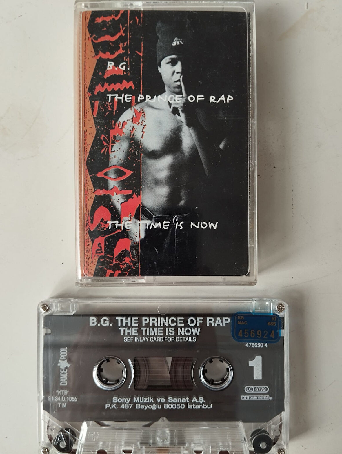 B.G. The Prince Of Rap – The Time Is Now - 1994 Türkiye Basım 2. El Kaset Albüm