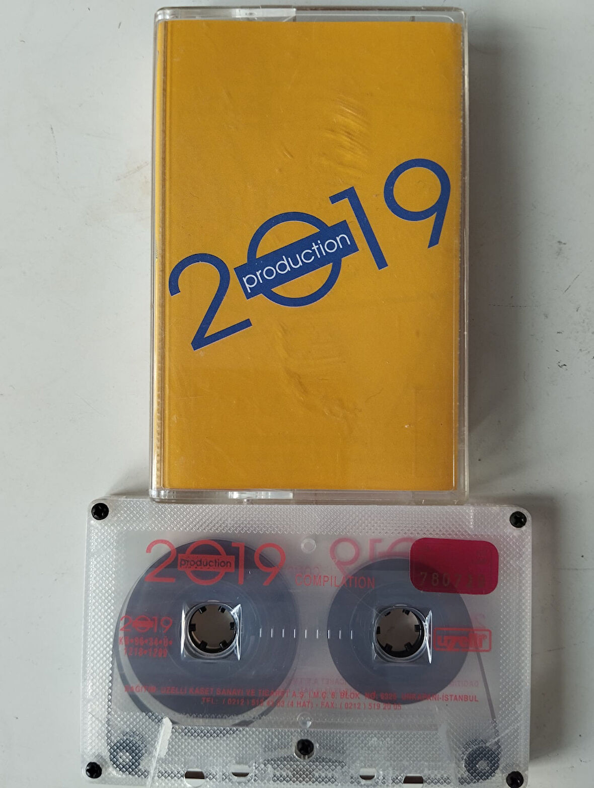 2019 Production(Techno Toplama) - 1996 Türkiye Basım 2. El Kaset Albüm/Uzelli