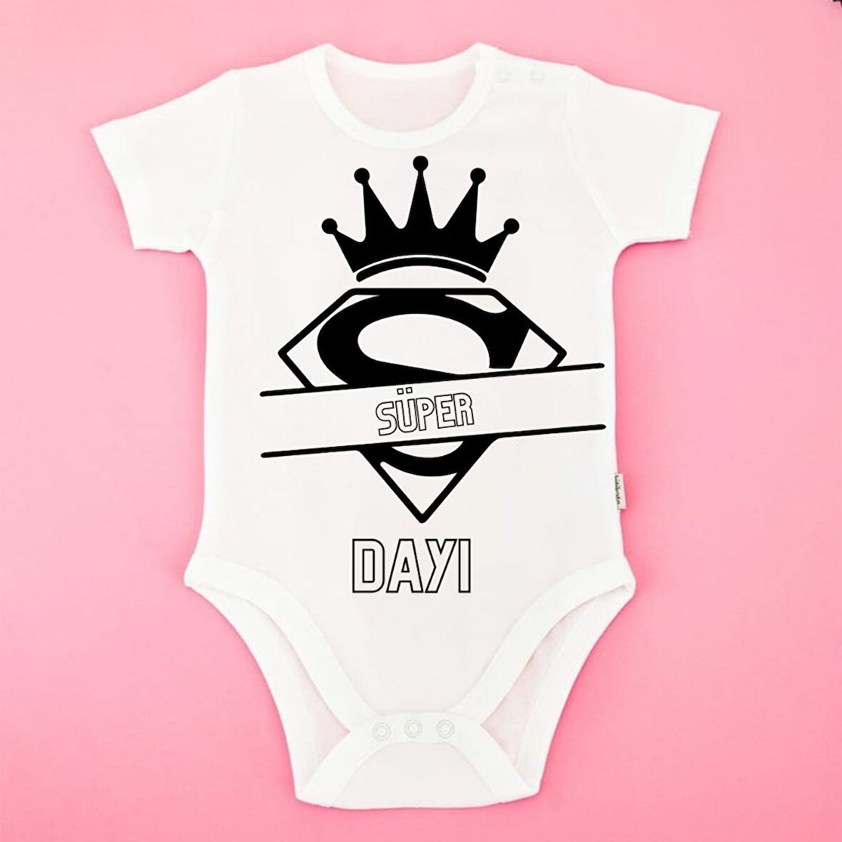 Kişiye Özel Süper Aile Bebek Body – Anne Baba Dede Teyze Amca Hala Dayı