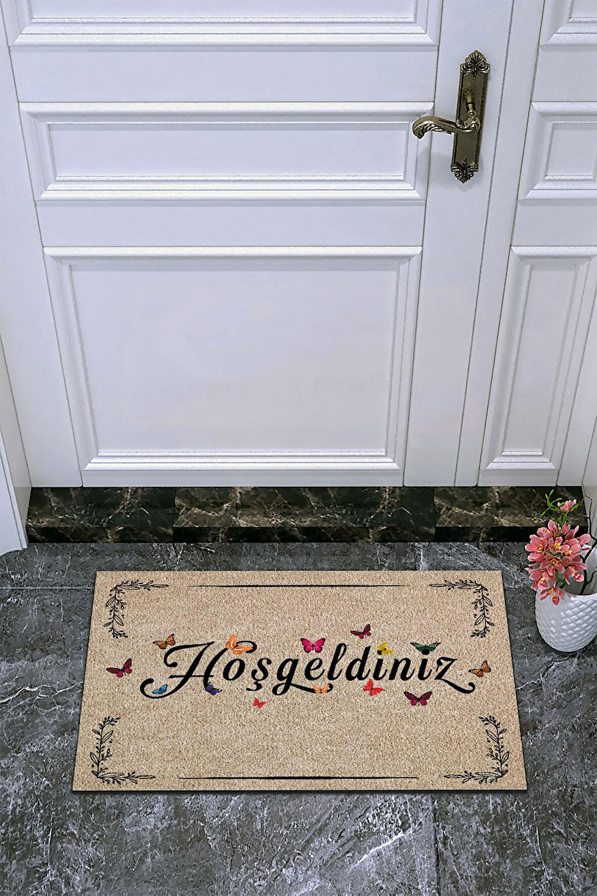 Kişiye Özel Üretimı Bej Istanbul Kişiye Özel Üretim Paspas