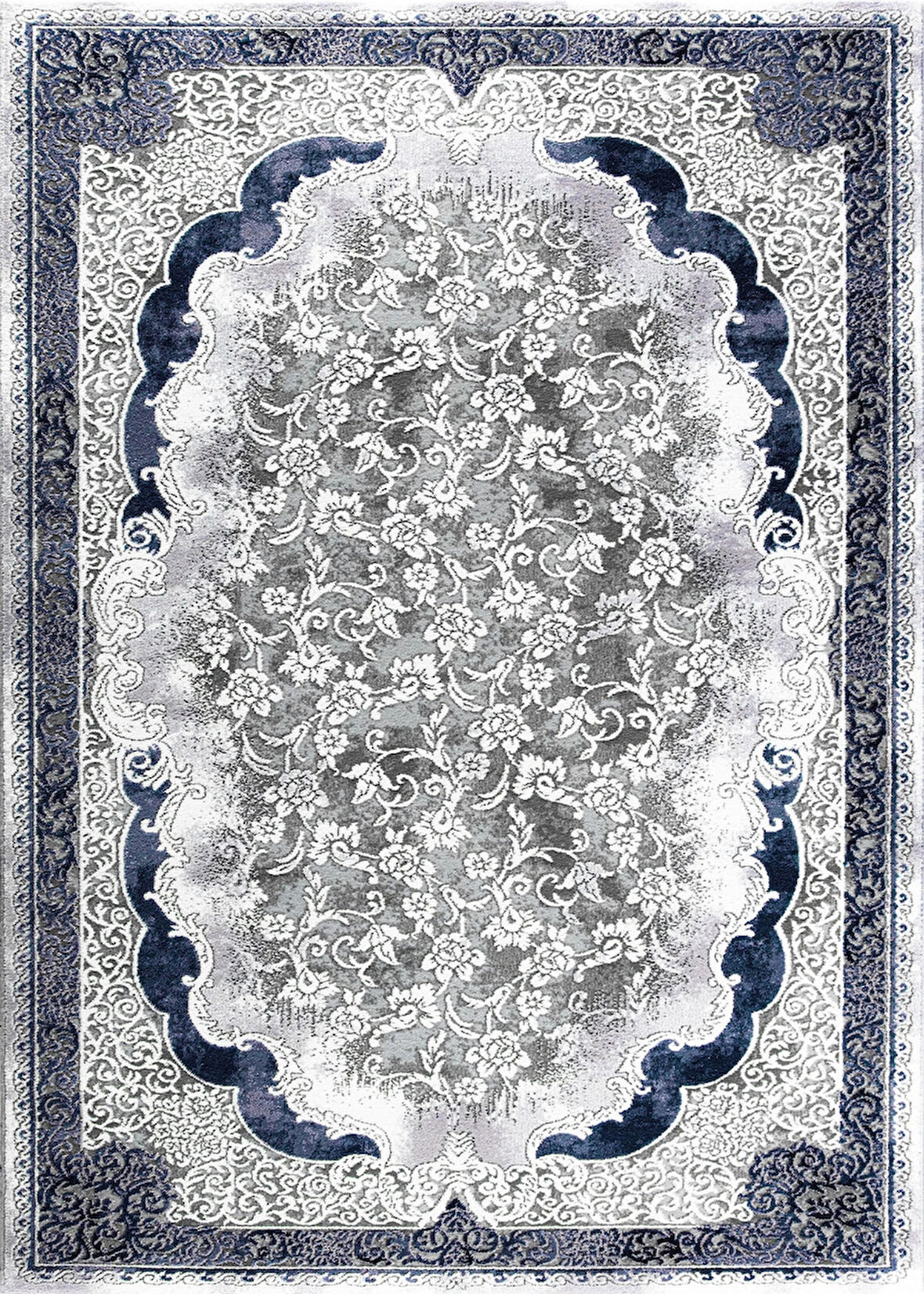 Pamuk Dokuma Taban Kaymaz Yıkanabilir Klasik Desenli  Salon Halısı Mutfak Halısı Koridor Halısı