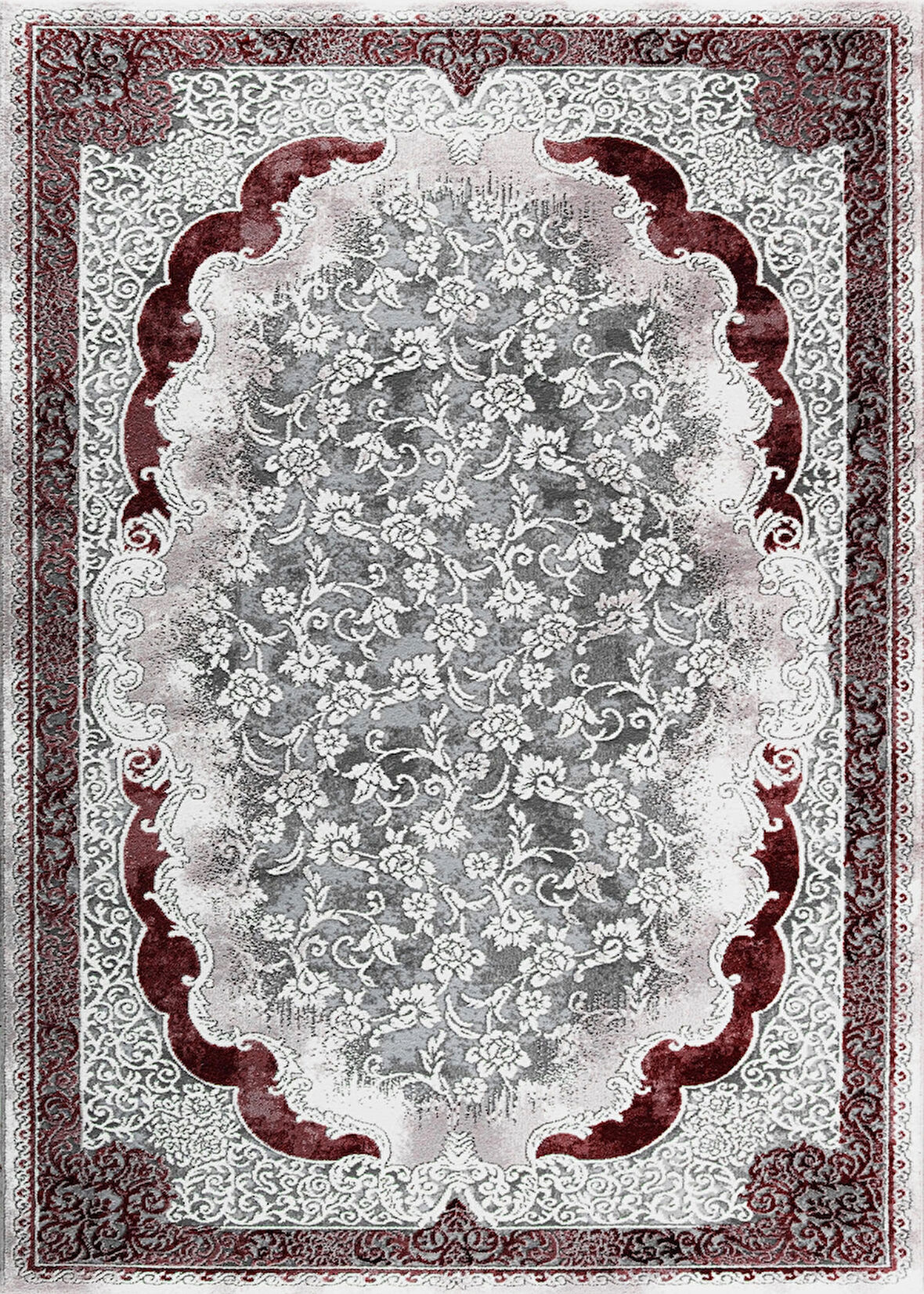 Pamuk Dokuma Taban Kaymaz Yıkanabilir Klasik Desenli  Salon Halısı Mutfak Halısı Koridor Halısı