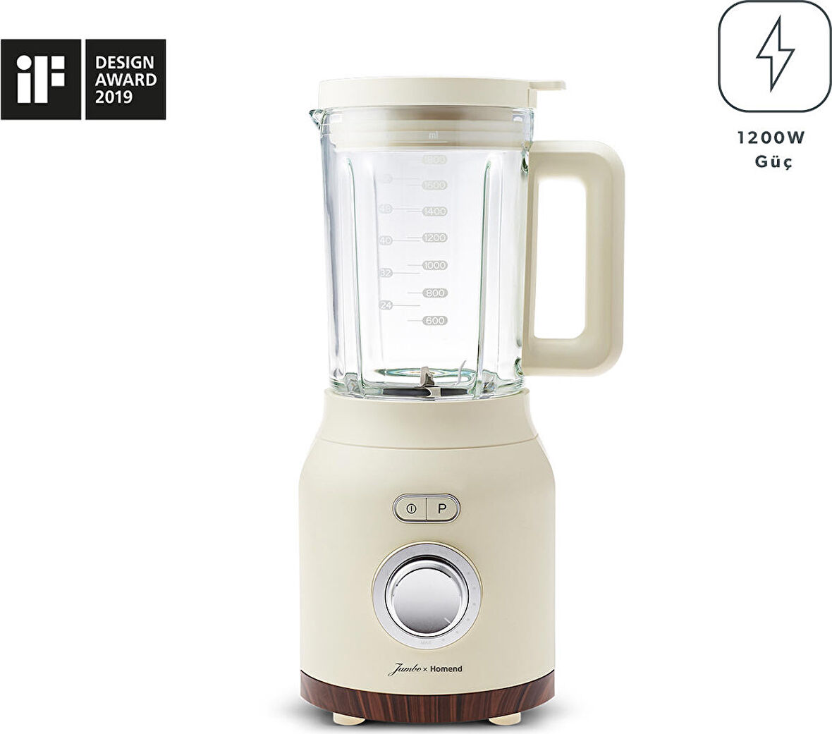 Jumbo x Homend Artfood 4925H Krem Profesyonel Blender