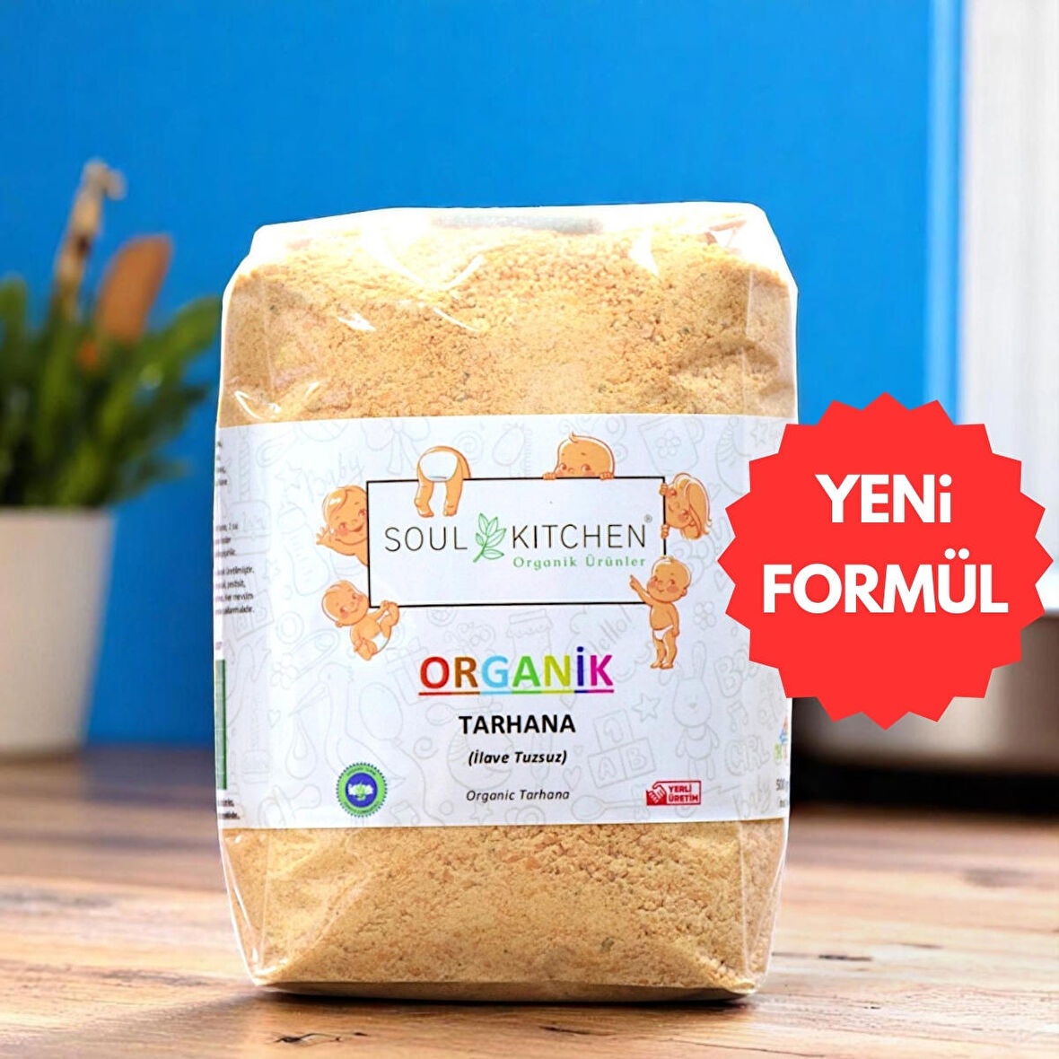 Organik Tarhana İlave Tuzsuz 500gr