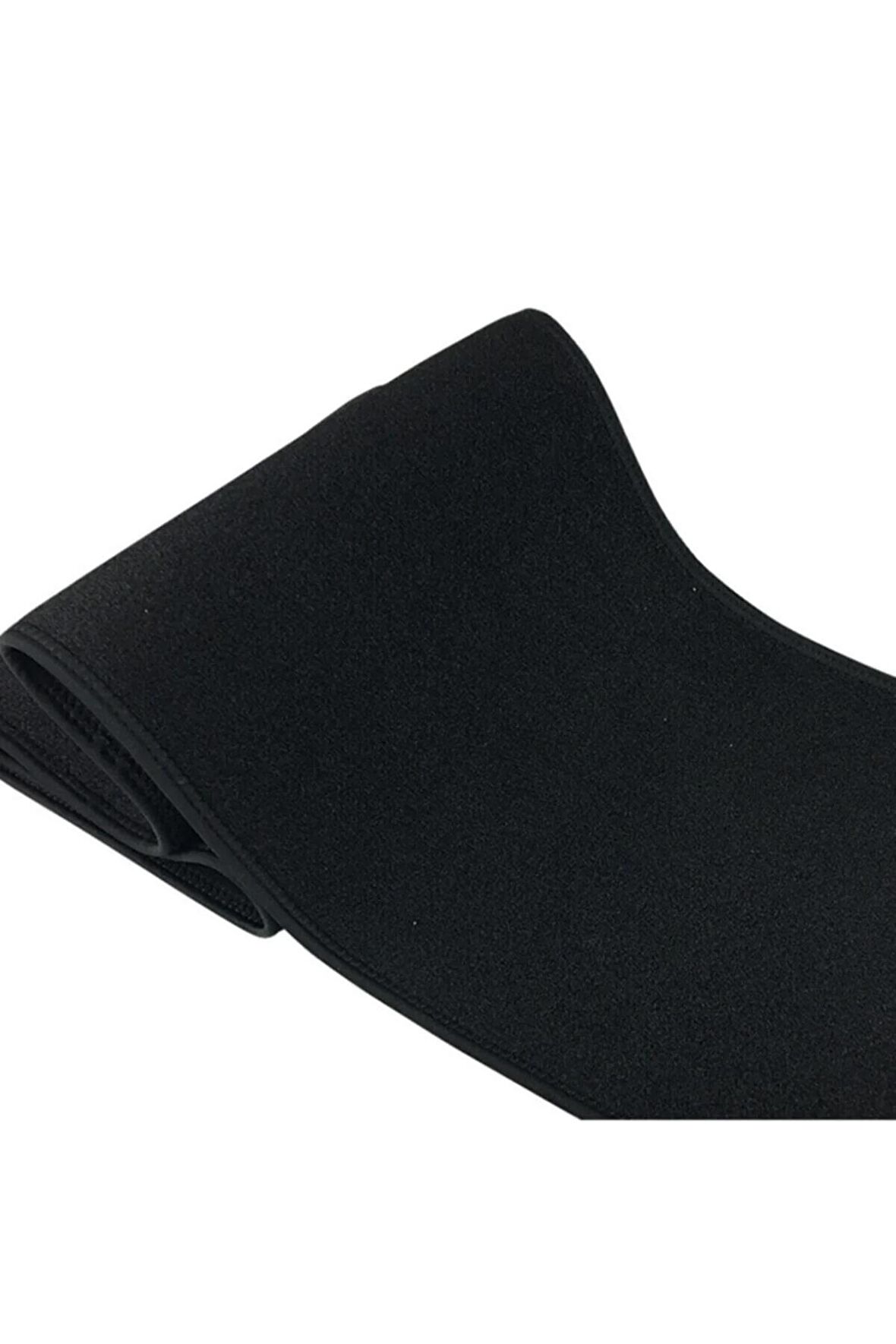 Siyah Termal Sauna Kemer Neopren Bel Korsesi 25x120 Cm