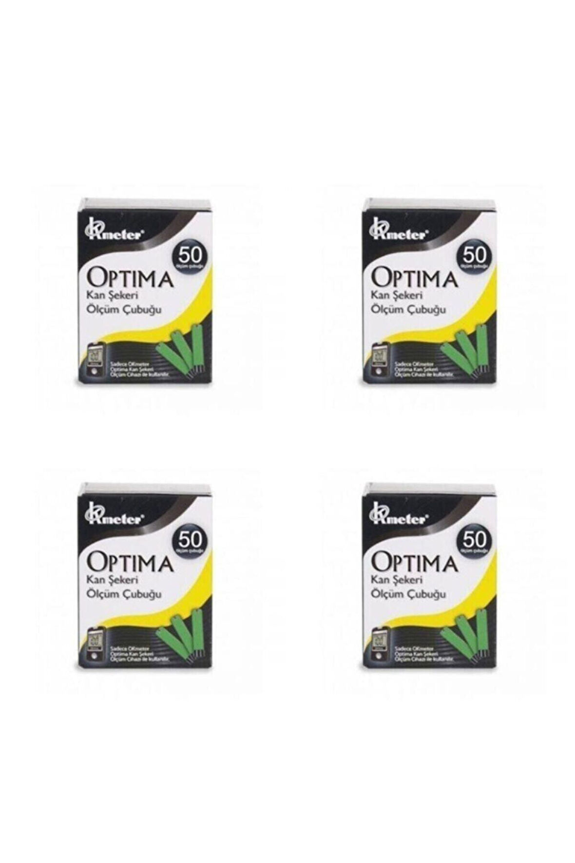 Kan Şekeri Ölçüm Çubuğu X 4 Kutu (200 Adet)