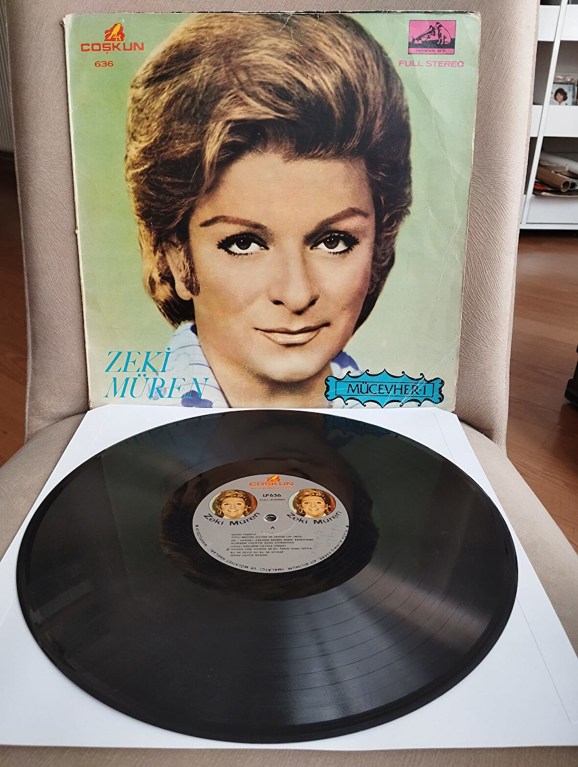 Zeki Müren – Mücevher 1 -1975 Türkiye Basım 33 Lük LP Plak