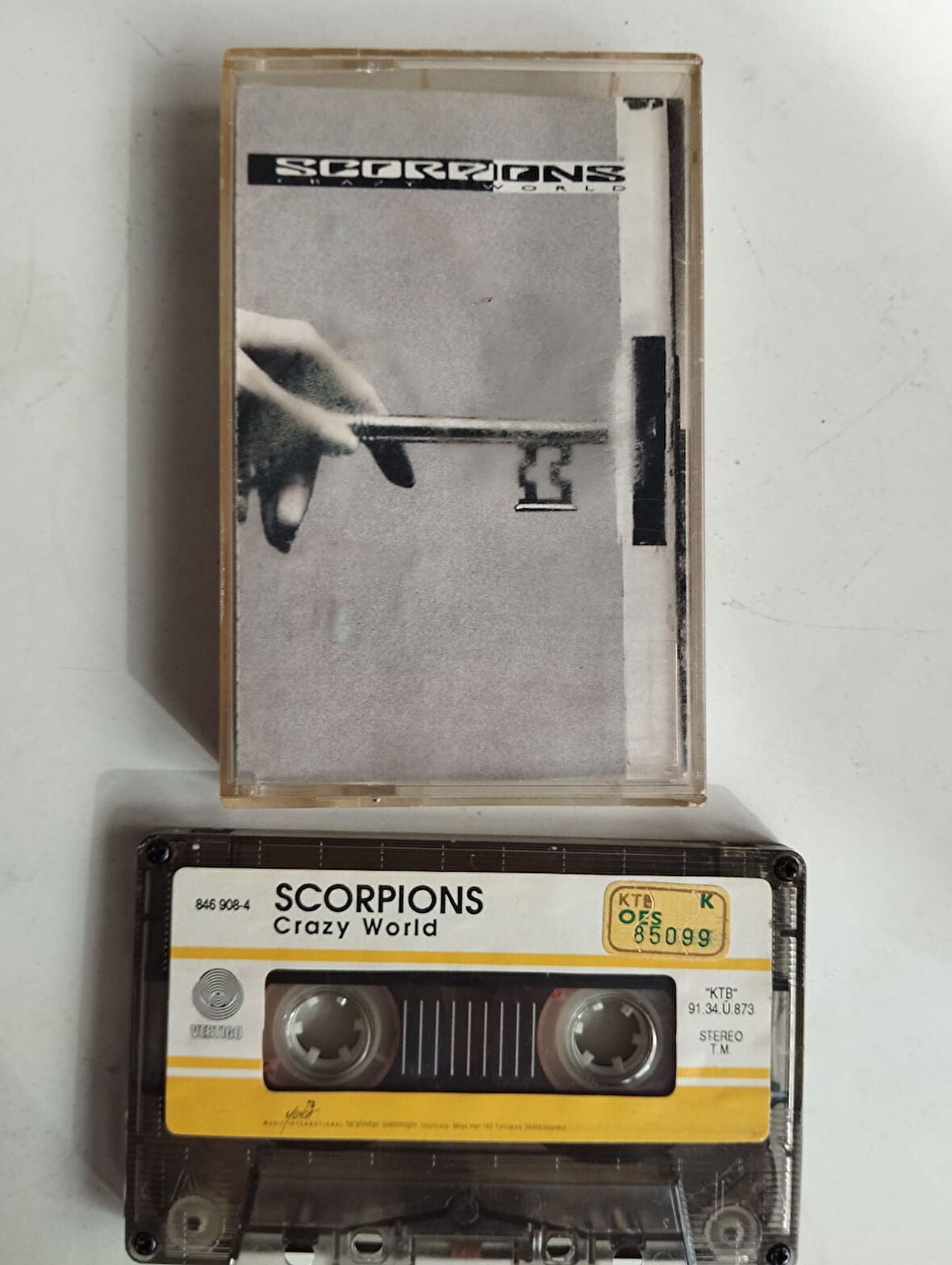 Scorpions ‎– Crazy World - 1991 Türkiye Basım 2. El Kaset Albüm