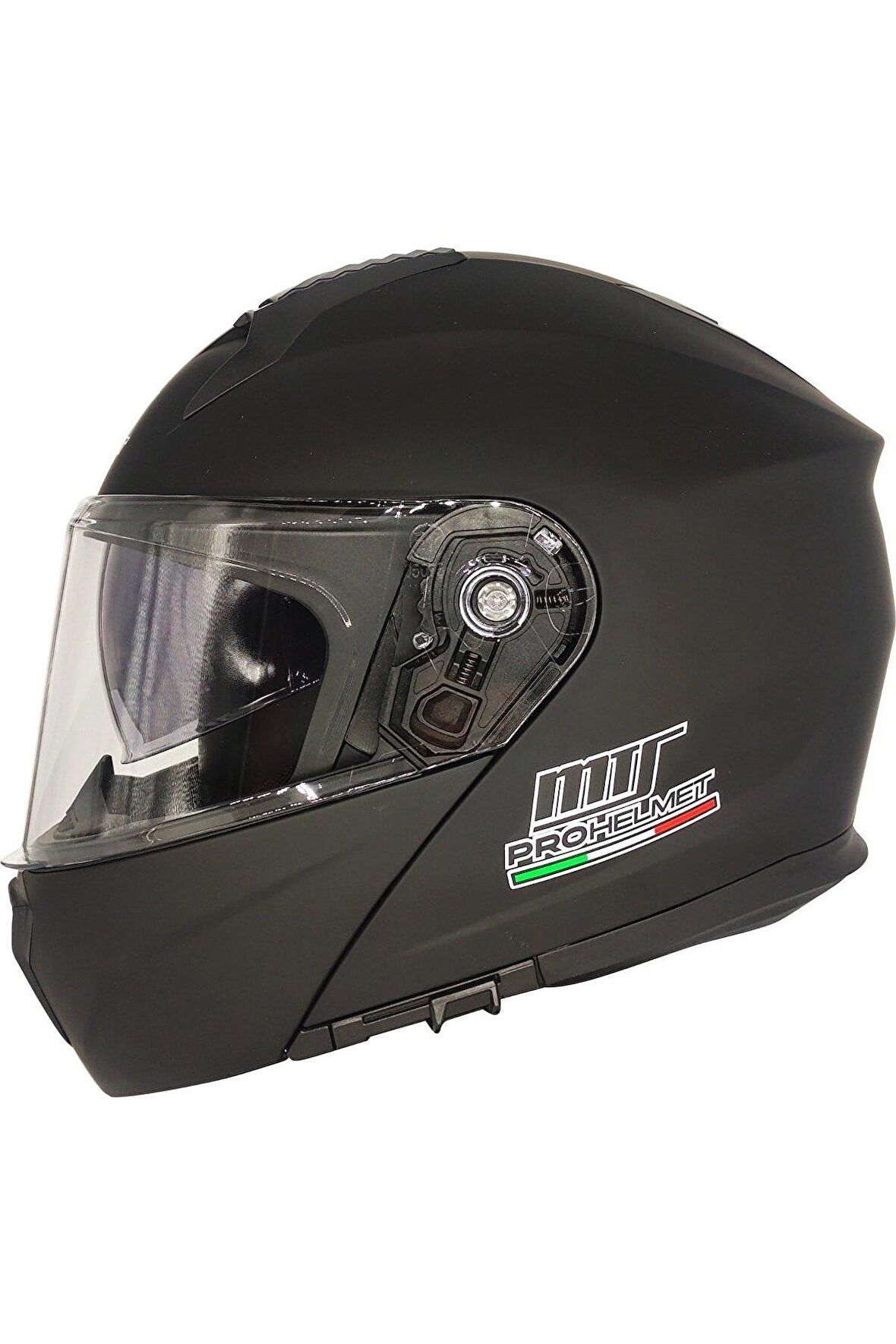 MTS M 966 MAT SİYAH ÇENE AÇILIR MOTOSİKLET KASK