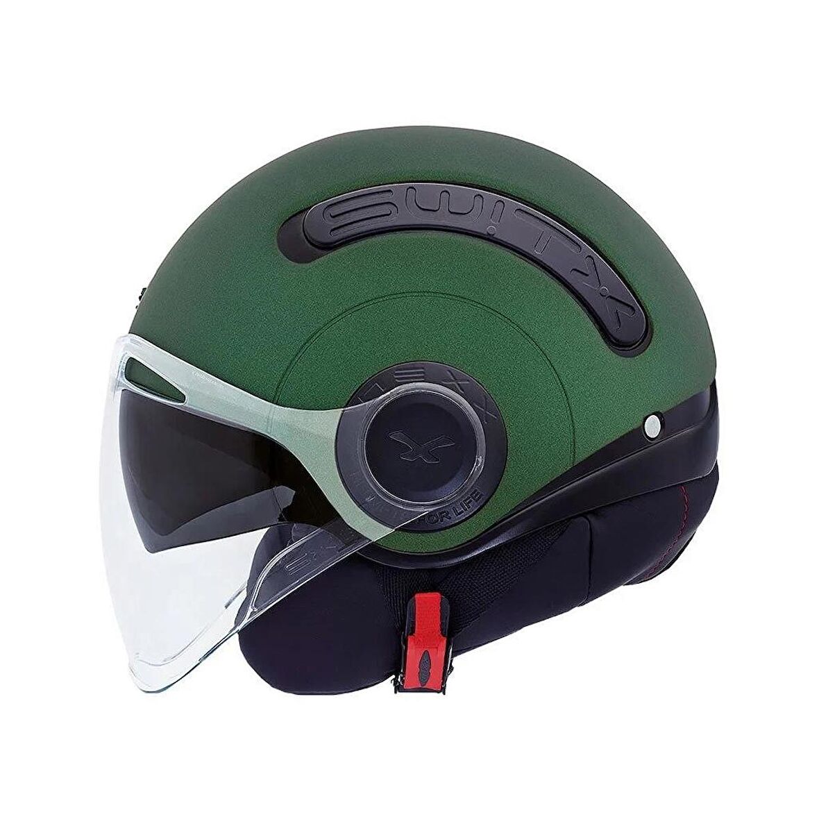 NEXX SX.10 Mat Yeşil Yarım Kask