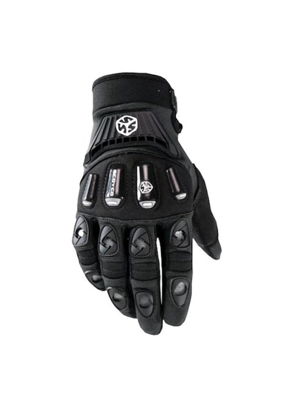 SCOYCO MX14 KORUMALI MOTOSİKLET ELDİVENİ SİYAH