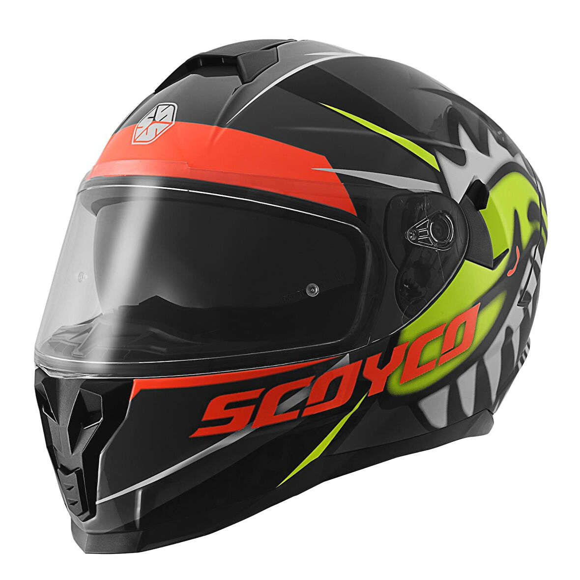 SCOYCO SHARK KAPALI KASK