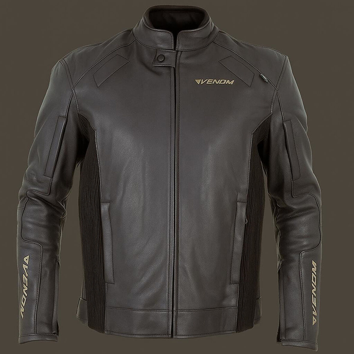 VENOM D2 RACING DERİ MONT SİYAH