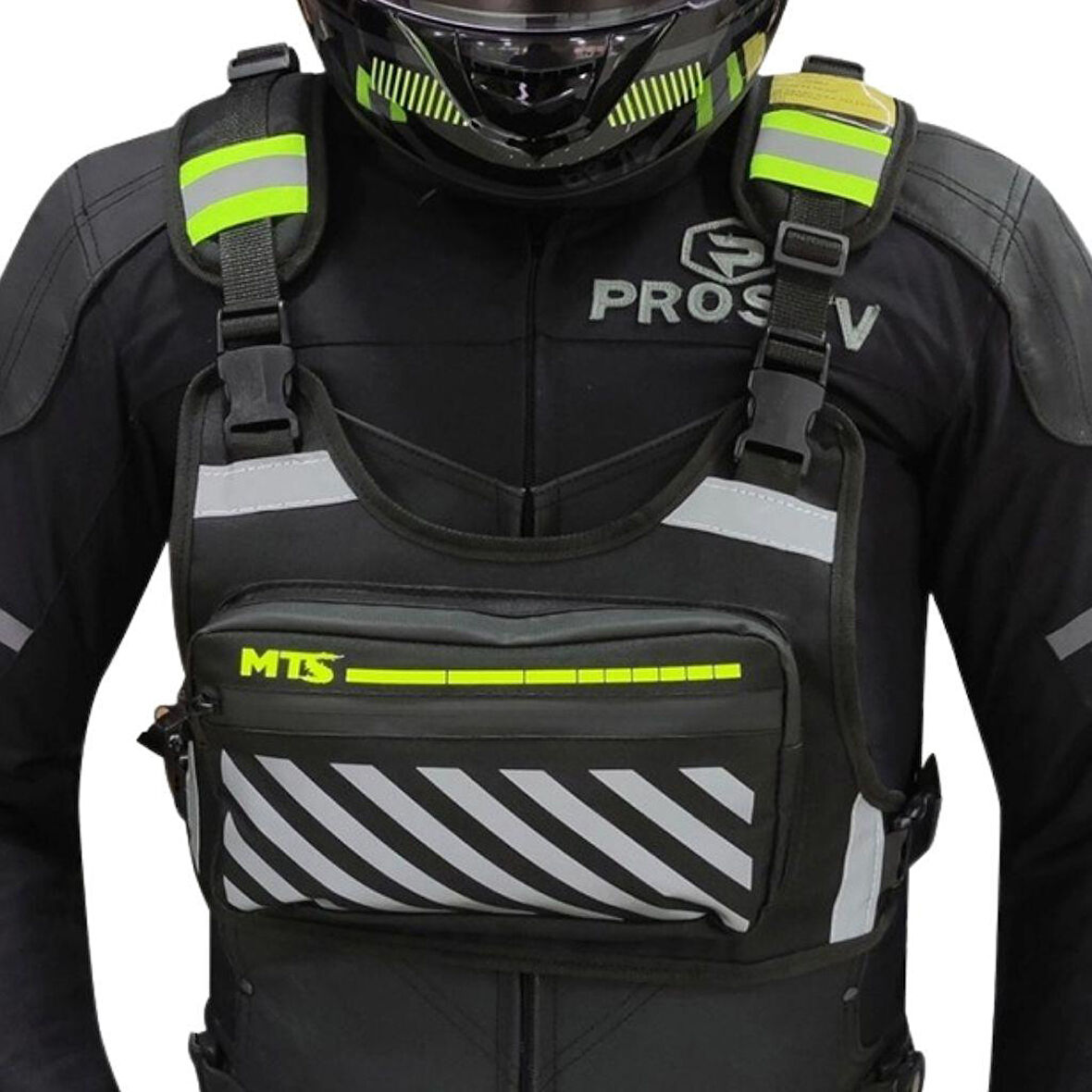 MB018 Mts Reflektörlü Göğüs Çantası