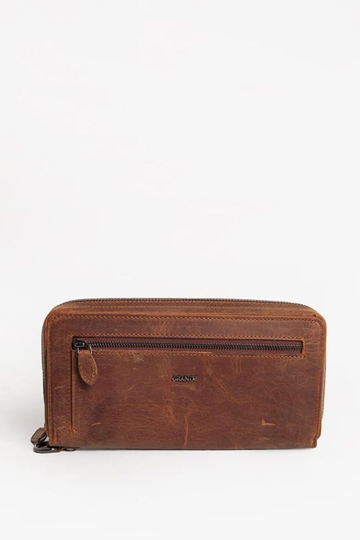 Grande Erkek Hakiki Deri El Portföy Çanta Taba 4278