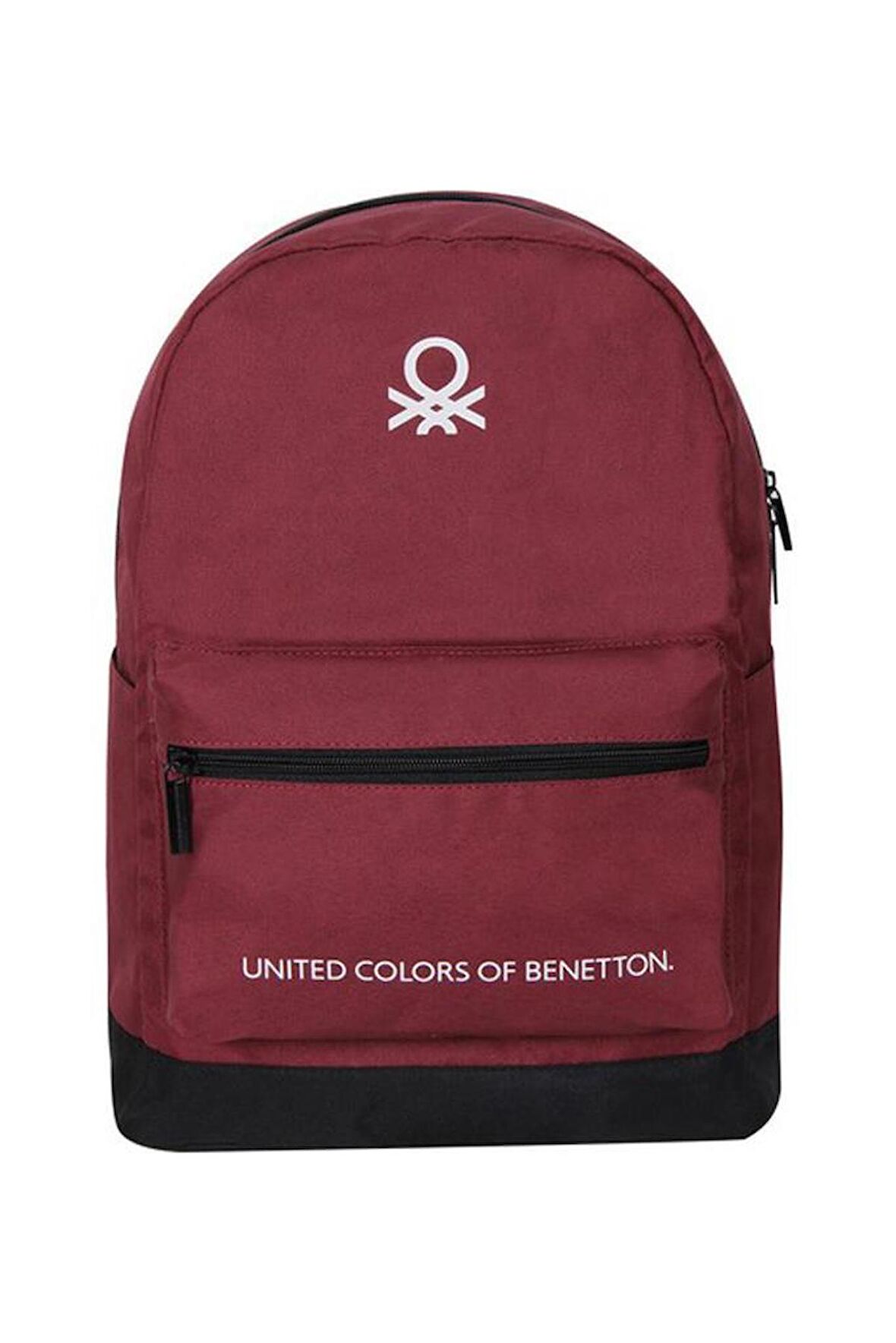 Benetton Okul Sırt Çantası Bordo 70413