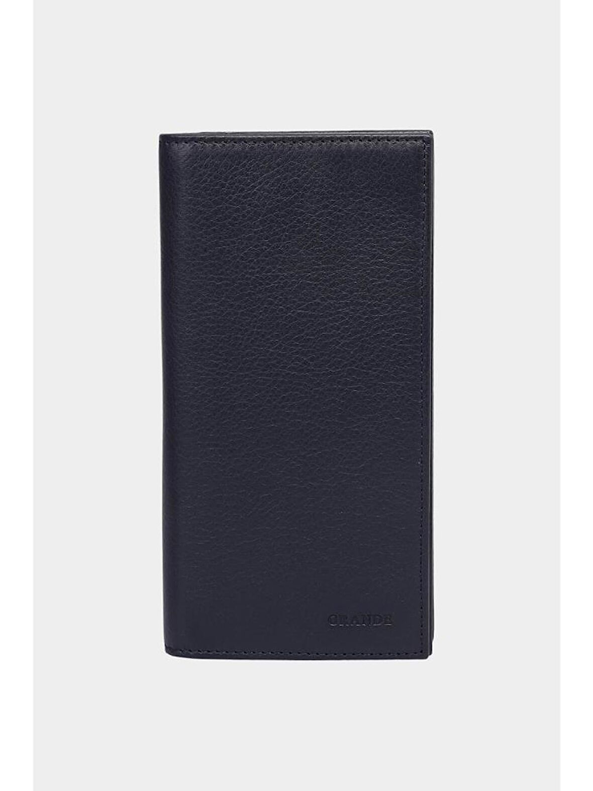 Grande Hakiki Deri Erkek Cüzdan Lacivert 1764