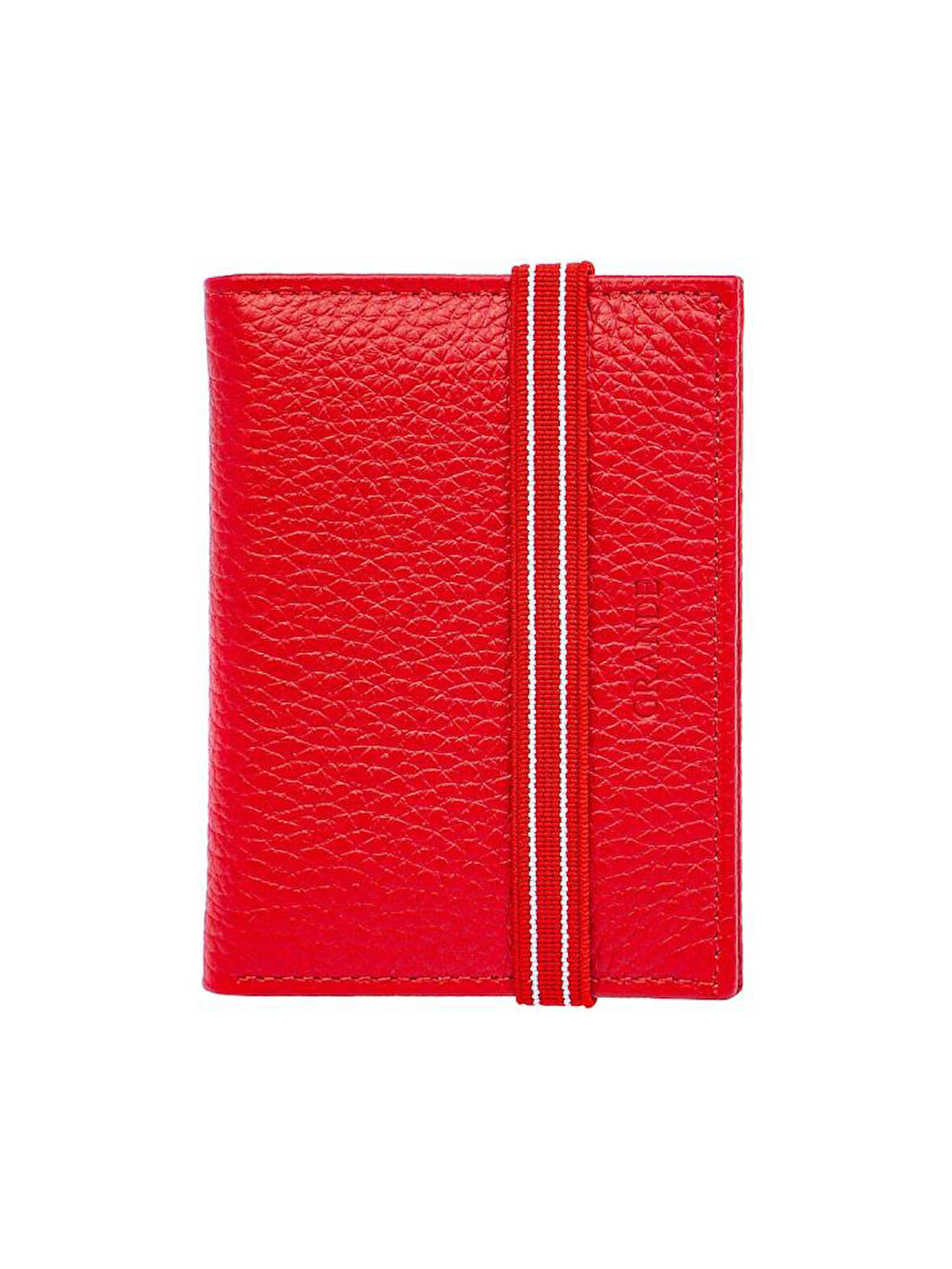 Grande Hakiki Deri Erkek Cüzdanı Kırmızı 325