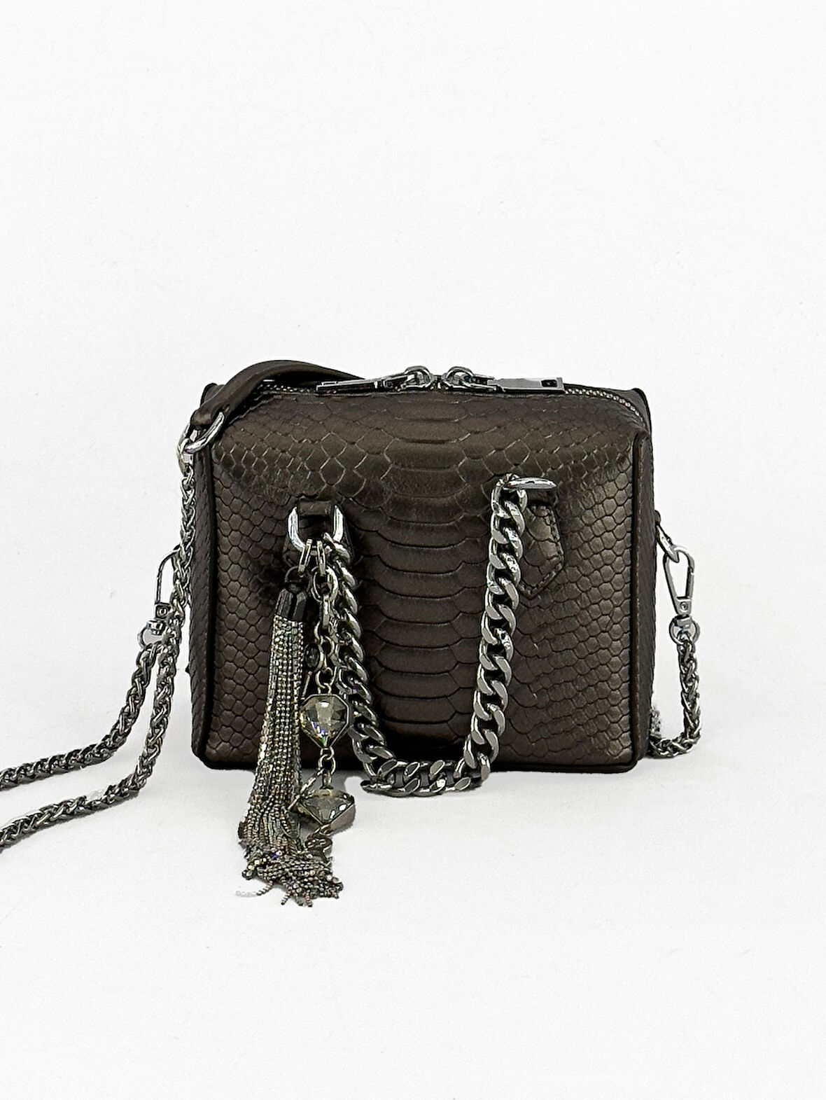 Kriste Bell Kadın Çanta Çapraz Askılı Pewter 26262