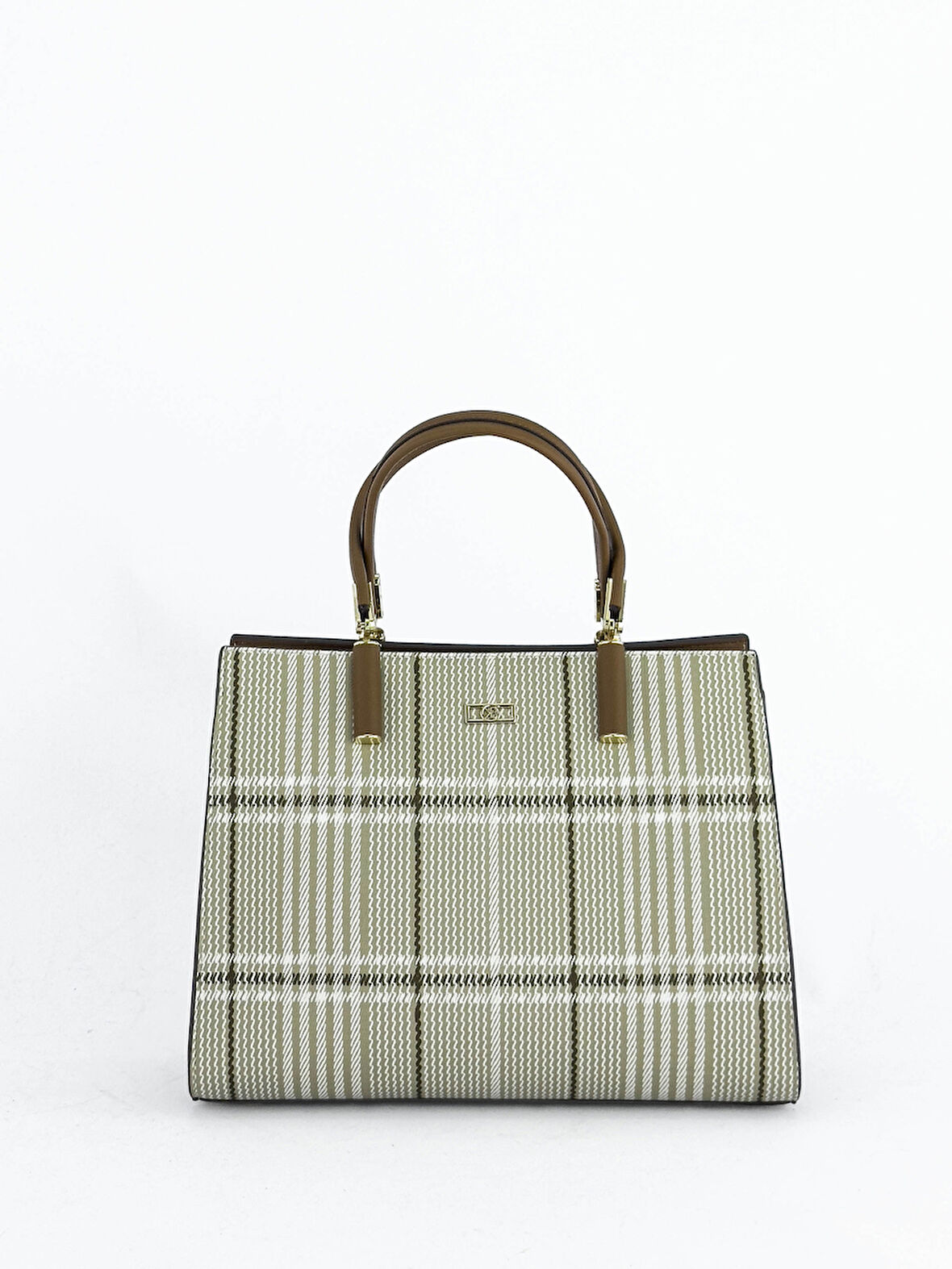 Kriste Bell Kadın Çanta Ekose - Bej 7406-E