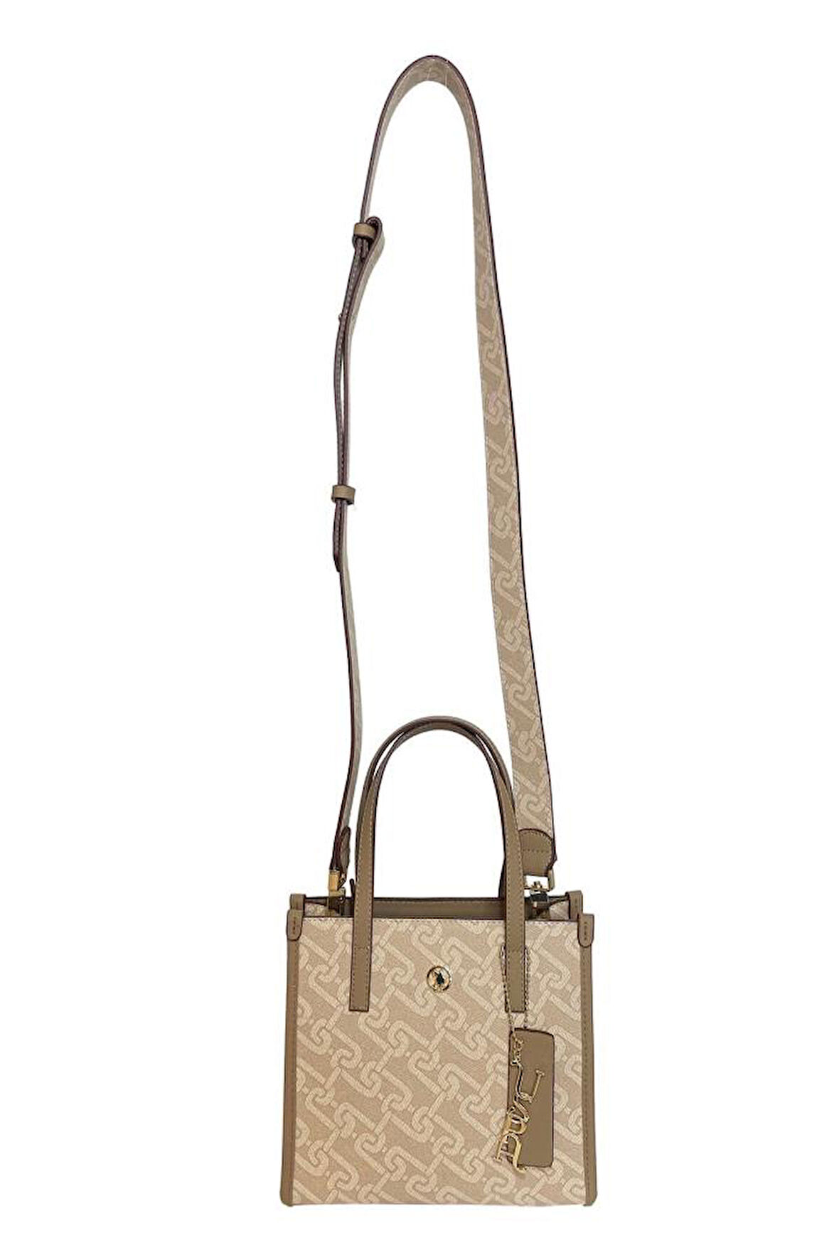 U.S. Polo Assn. Çapraz Askılı Kadın Çanta Bej Us24116