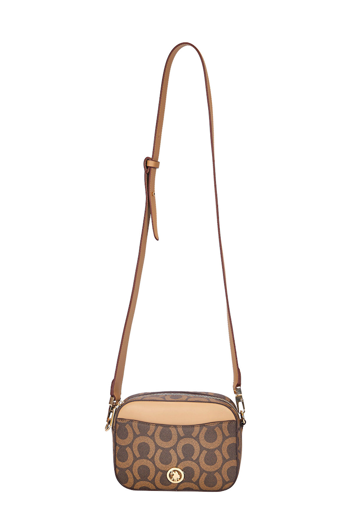 . Çapraz Askılı Kadın Çanta Kahve Us24198
