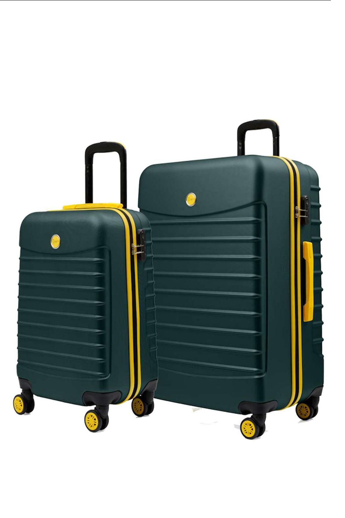 2'li Valiz Seti Orta Boy - Kabin Boy Haki 1168