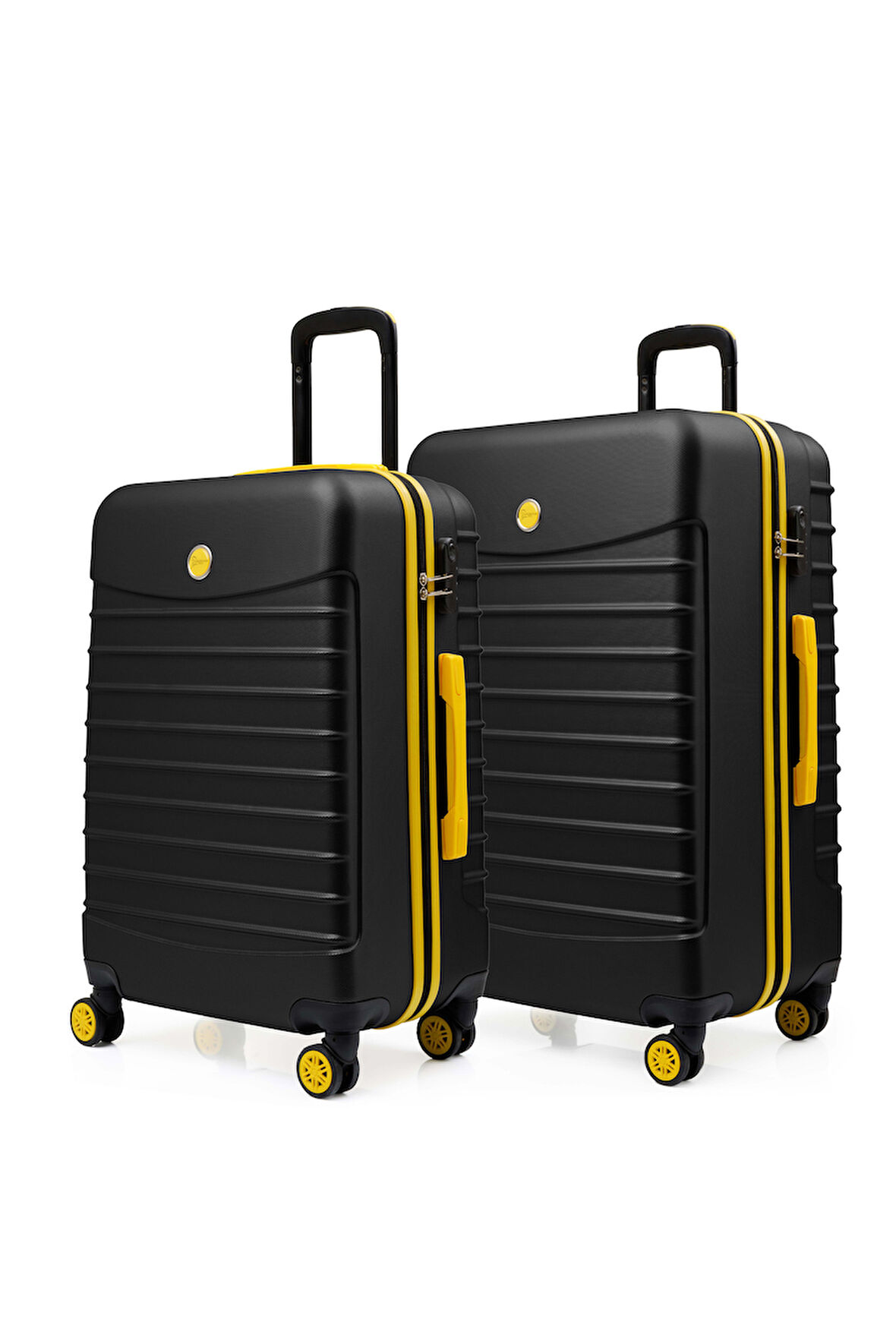 2'li Valiz Seti Büyük Boy - Orta Boy Siyah 1168