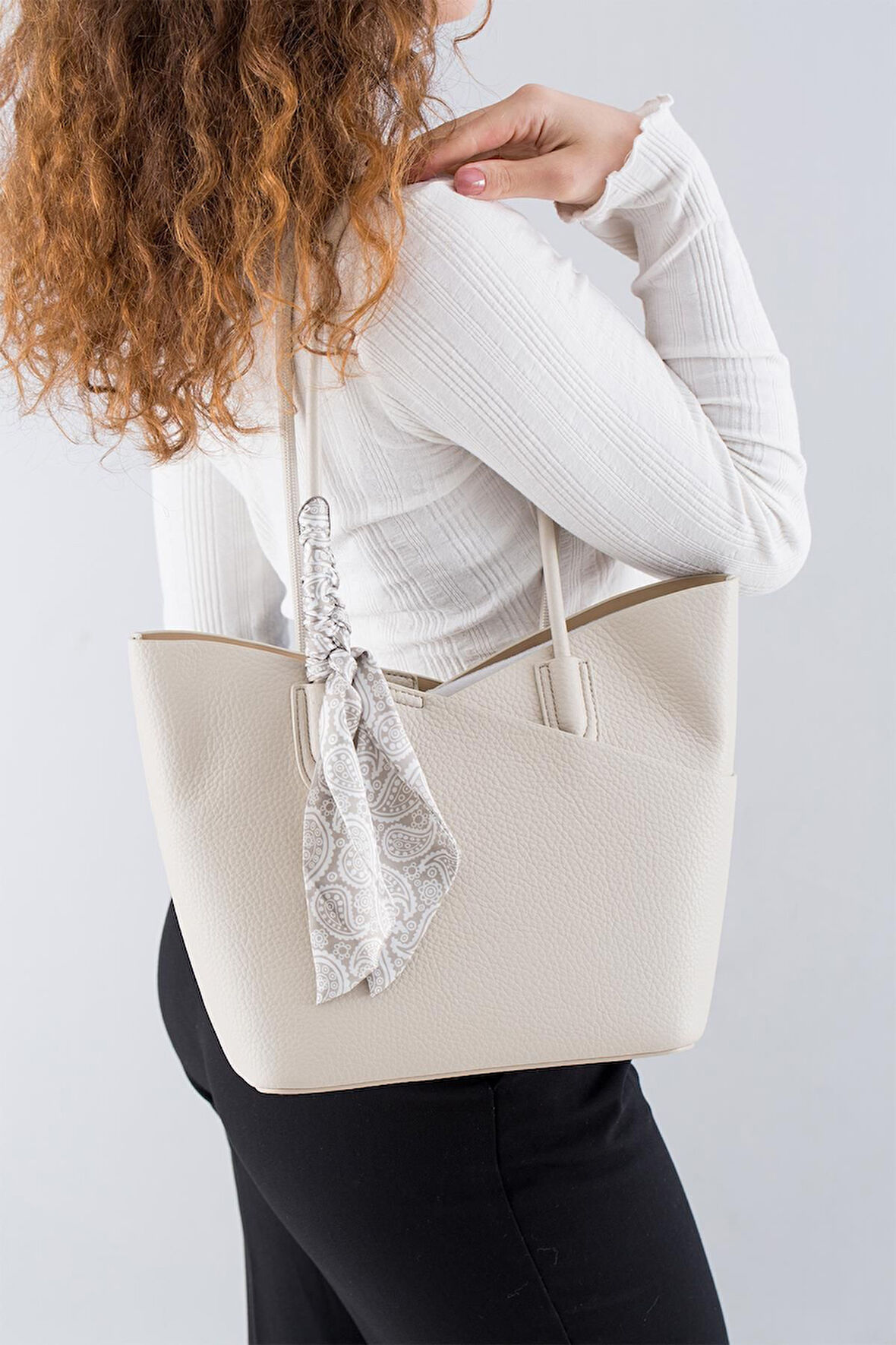 Kriste Bell Kadın Çanta Bej 26763