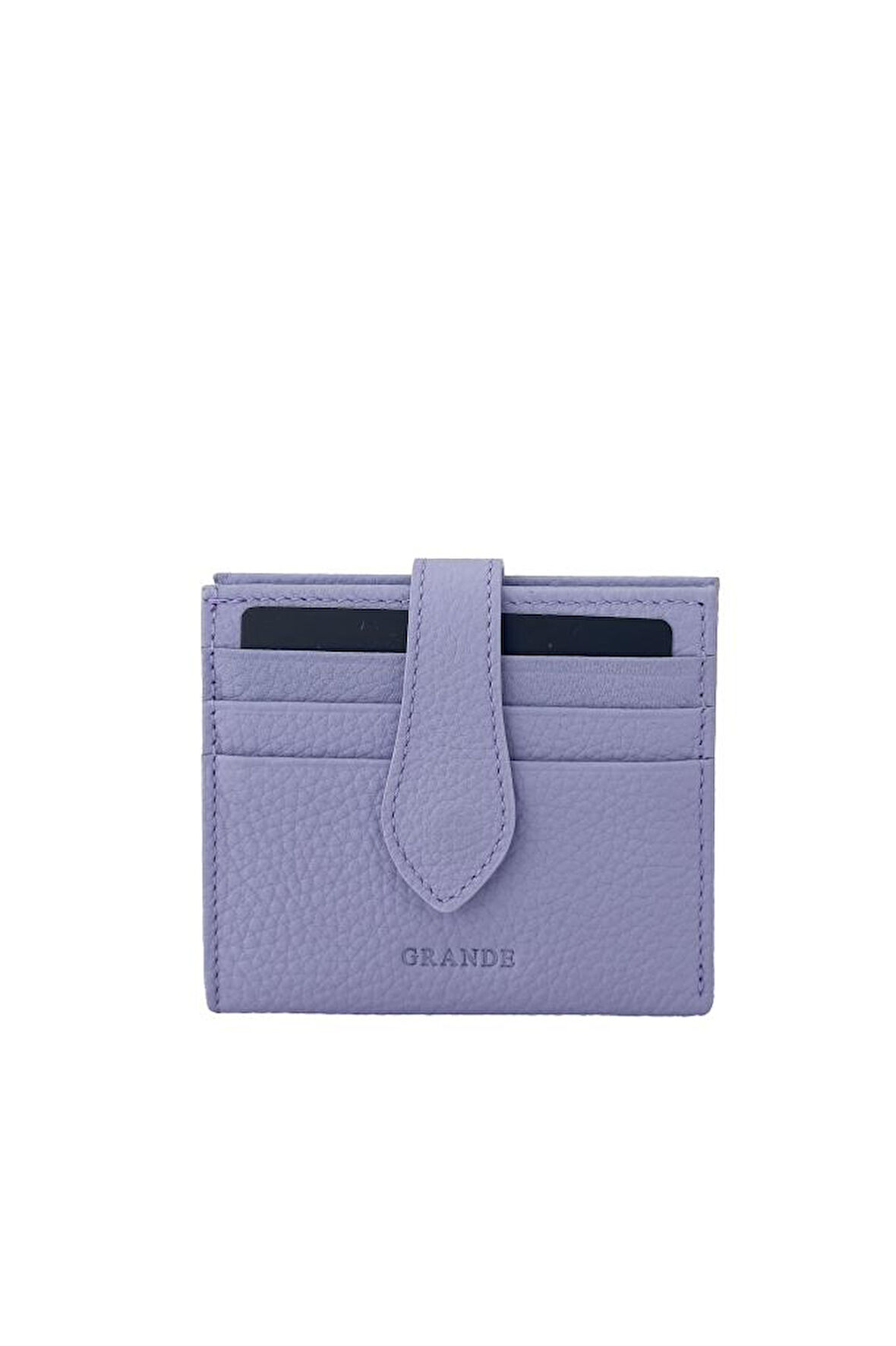 Grande Hakiki Deri Kartlık Leylak  800