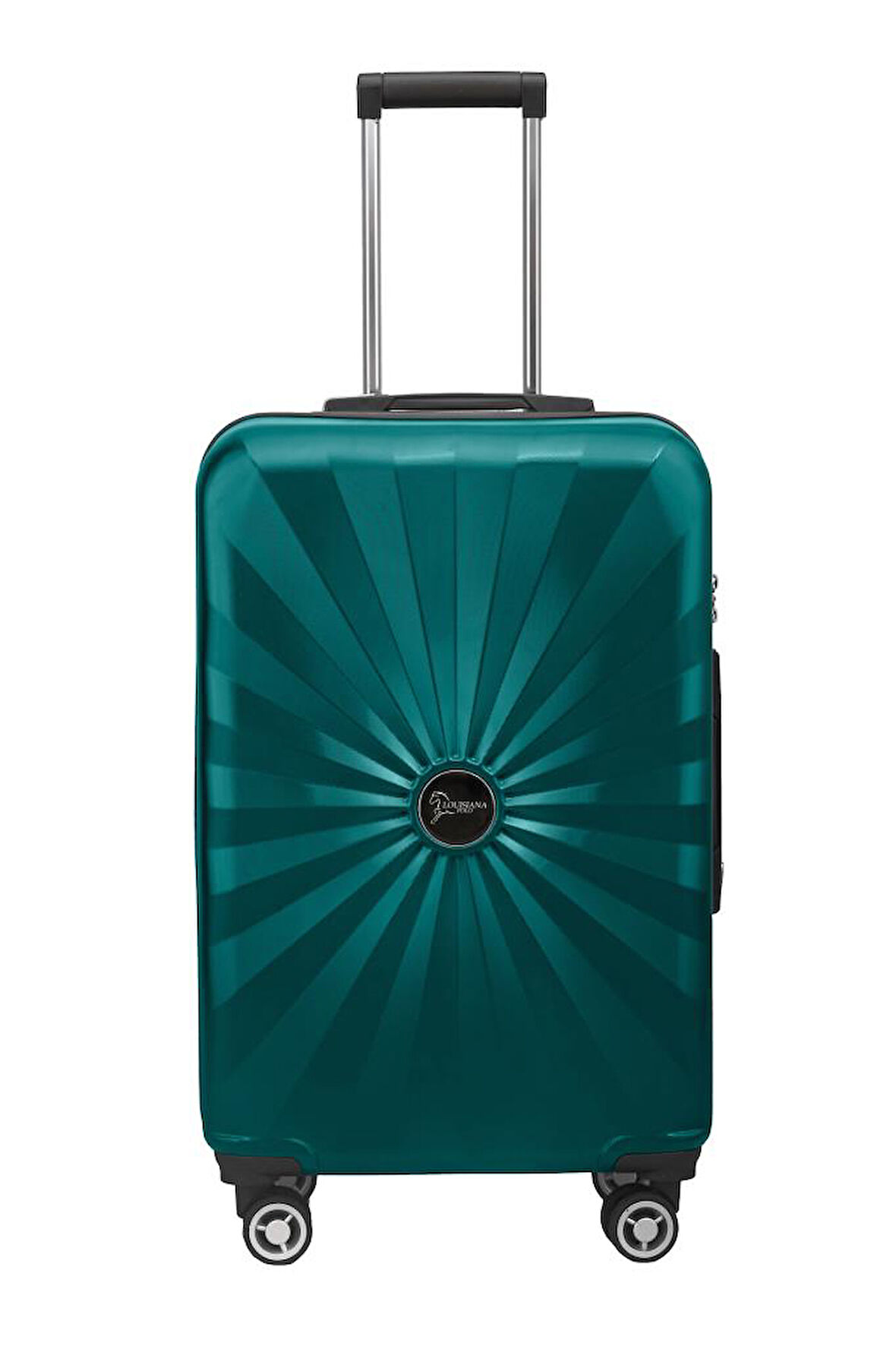 Büyük Boy %100 Polikarbon Valiz 4x2 Teker Petrol 1809