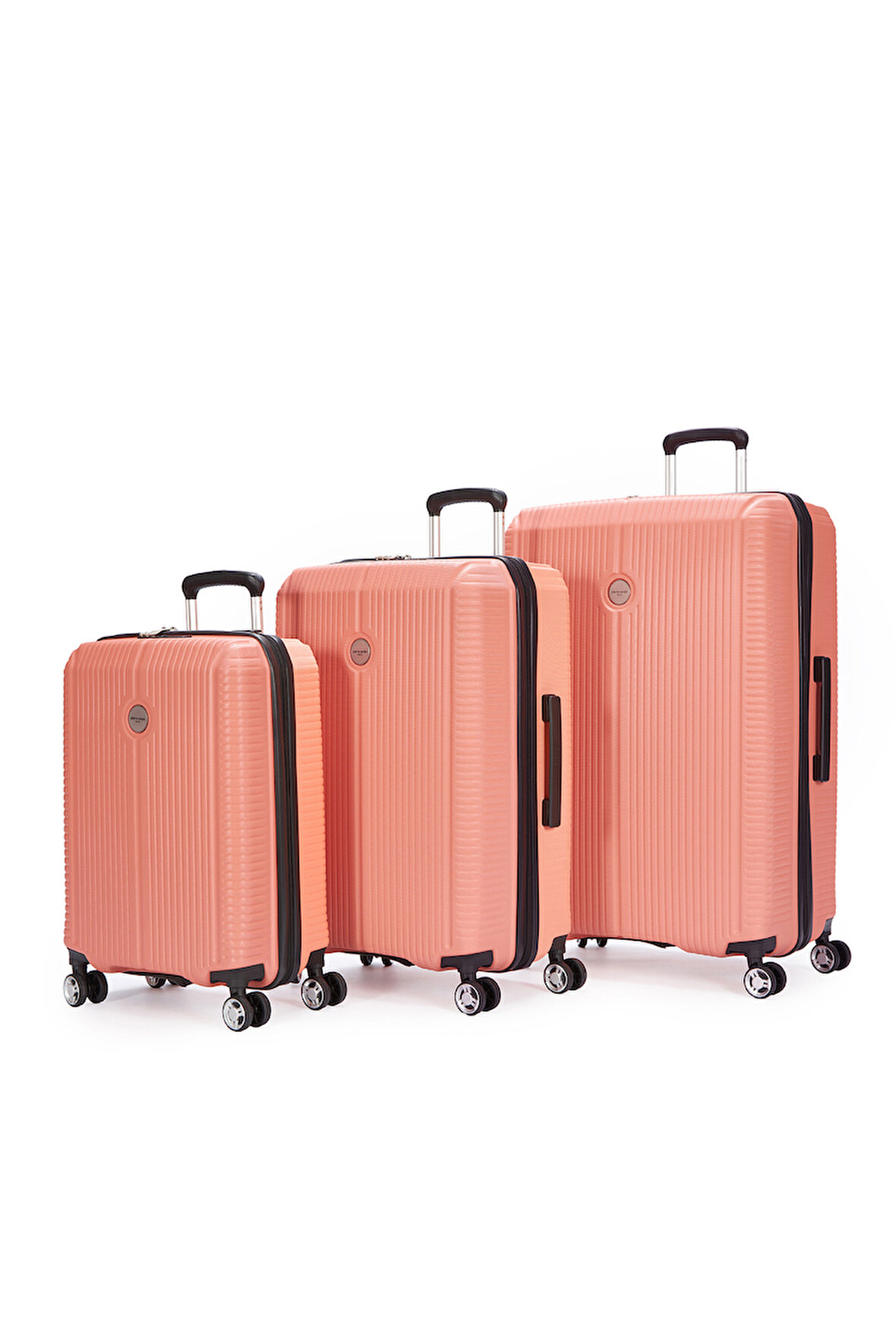 Pierre Cardin 3'lü Valiz Seti Mercan 04pc6500