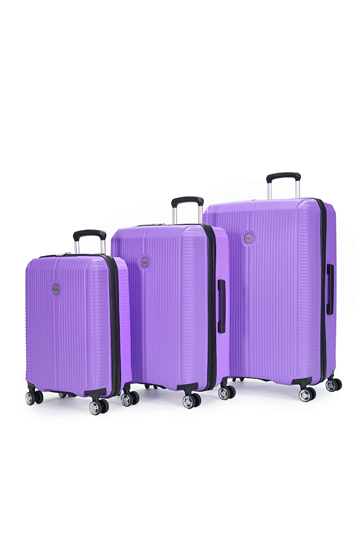 Pierre Cardin 3'lü Valiz Seti Lila 04pc6500