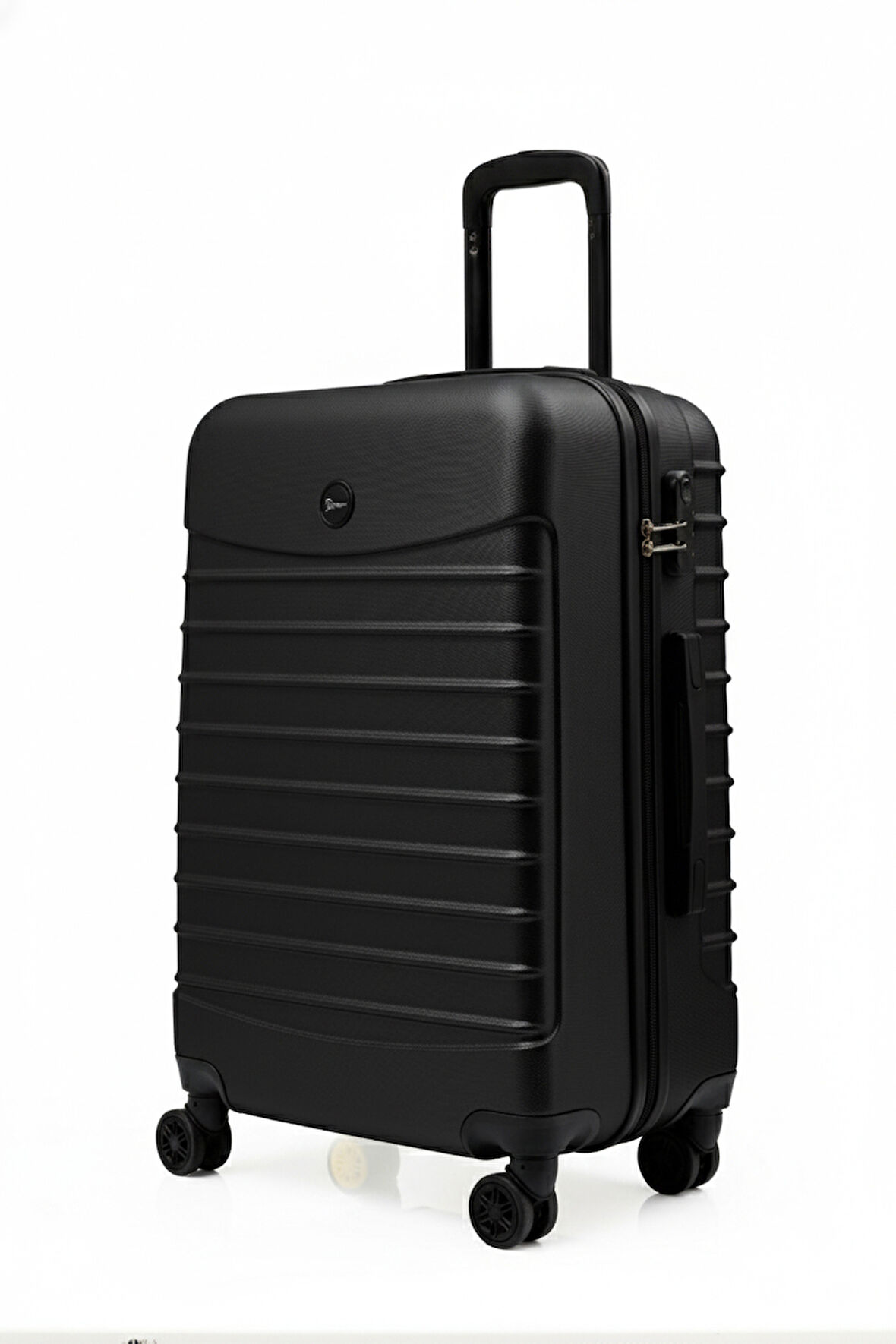 Kabin Boy Valiz 4x2 Teker Siyah-Siyah 1168-S